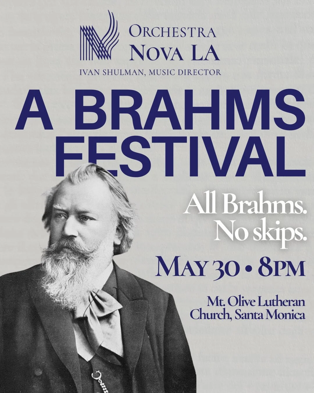 All Brahms. No skips.
RSVP @ link in bio 🎶