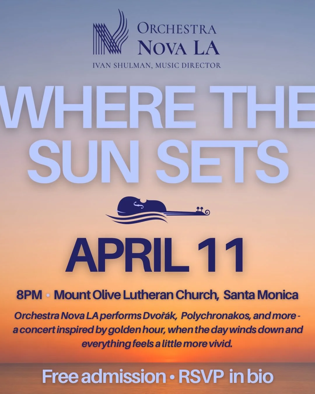 Where the sun sets, the music begins. Come listen with us ✨