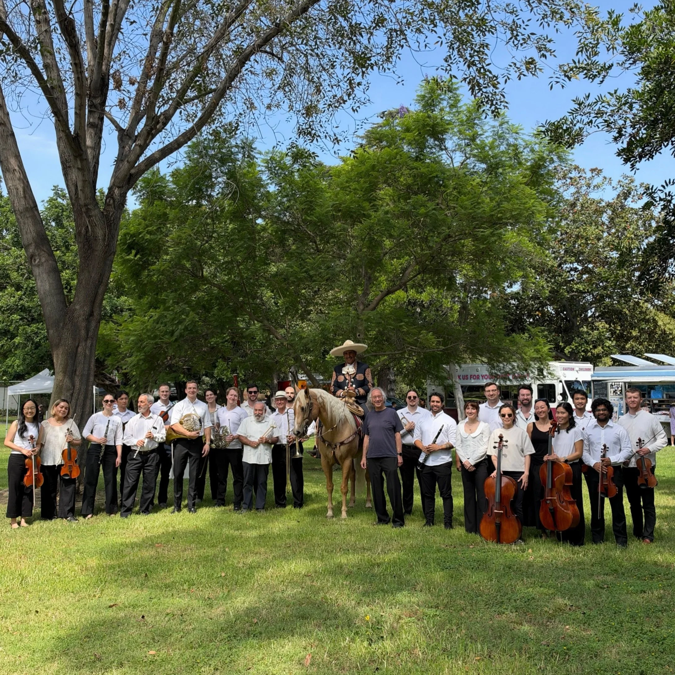 We kicked off our season with a special event playing for Dominguez Rancho Adobe Museum&rsquo;s Bicentennial Celebration complete with an original commissioned piece, stage production, and 🐎. In addition to our regular concerts, we enjoy getting out
