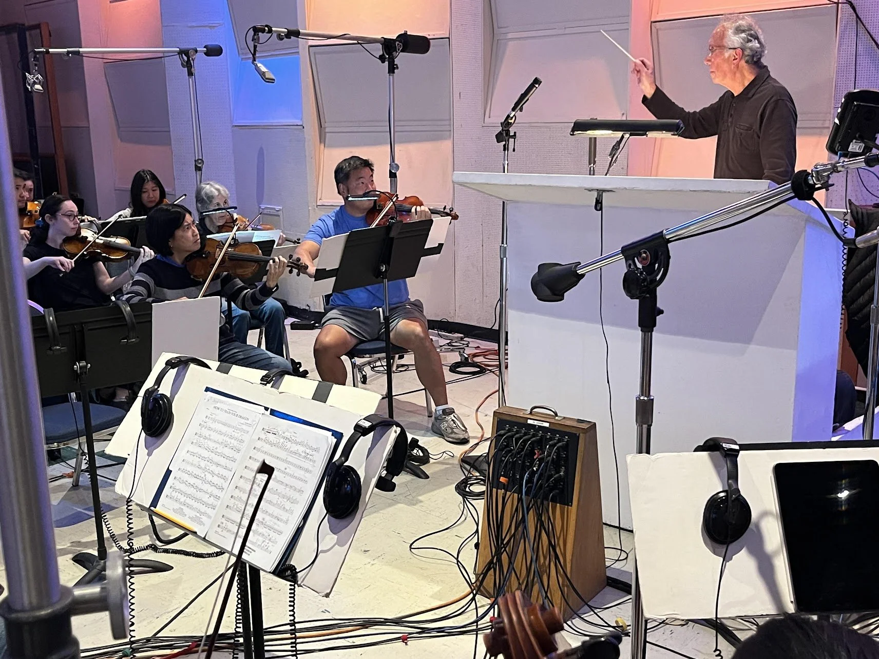 ONLA records music at EastWest Studios in Hollywood (11/2024)