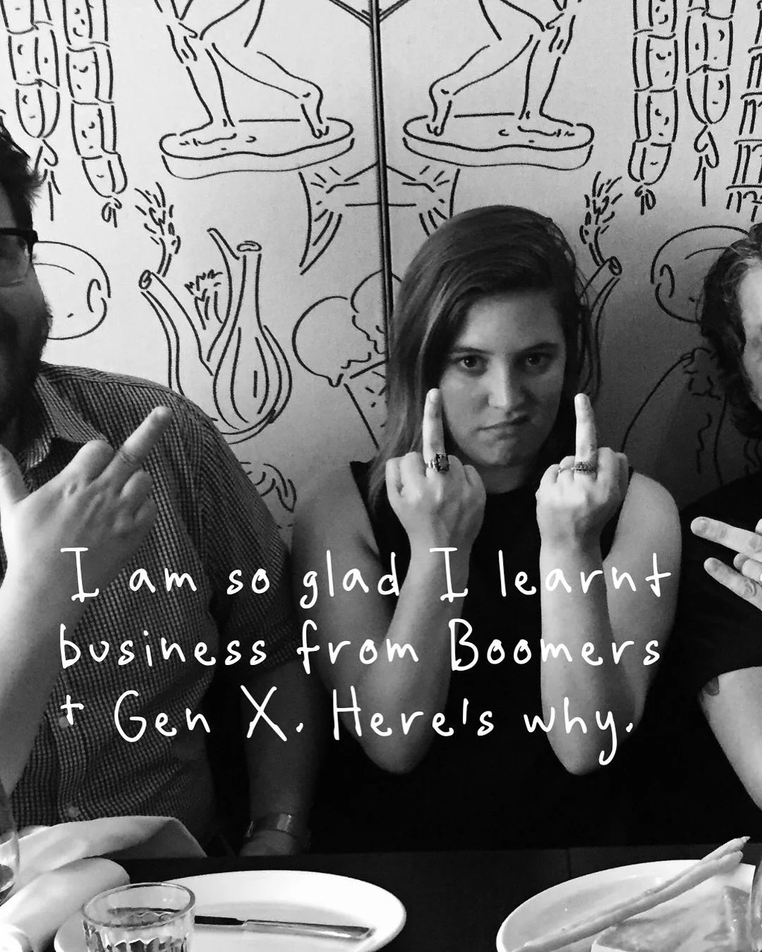 I just went to a cafe, to have a coffee and some fig toast. And there was a social media manager filming everything while I was eating. Remember when you just had to be good at your job?⁣
⁣
I feel like I have two worlds inside me.⁣
⁣
The simple one I