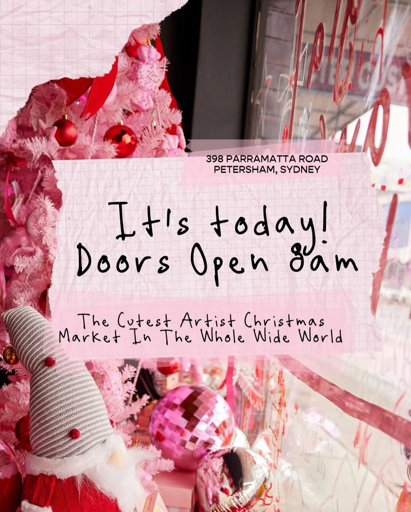 It&rsquo;s Market Day! See you soon 💕💖🎄❤️&hearts;️ All the Secret Artist&rsquo; Business students hosting workshops and stalls today, I love you all, let&rsquo;s show the world what community over competition really looks like!