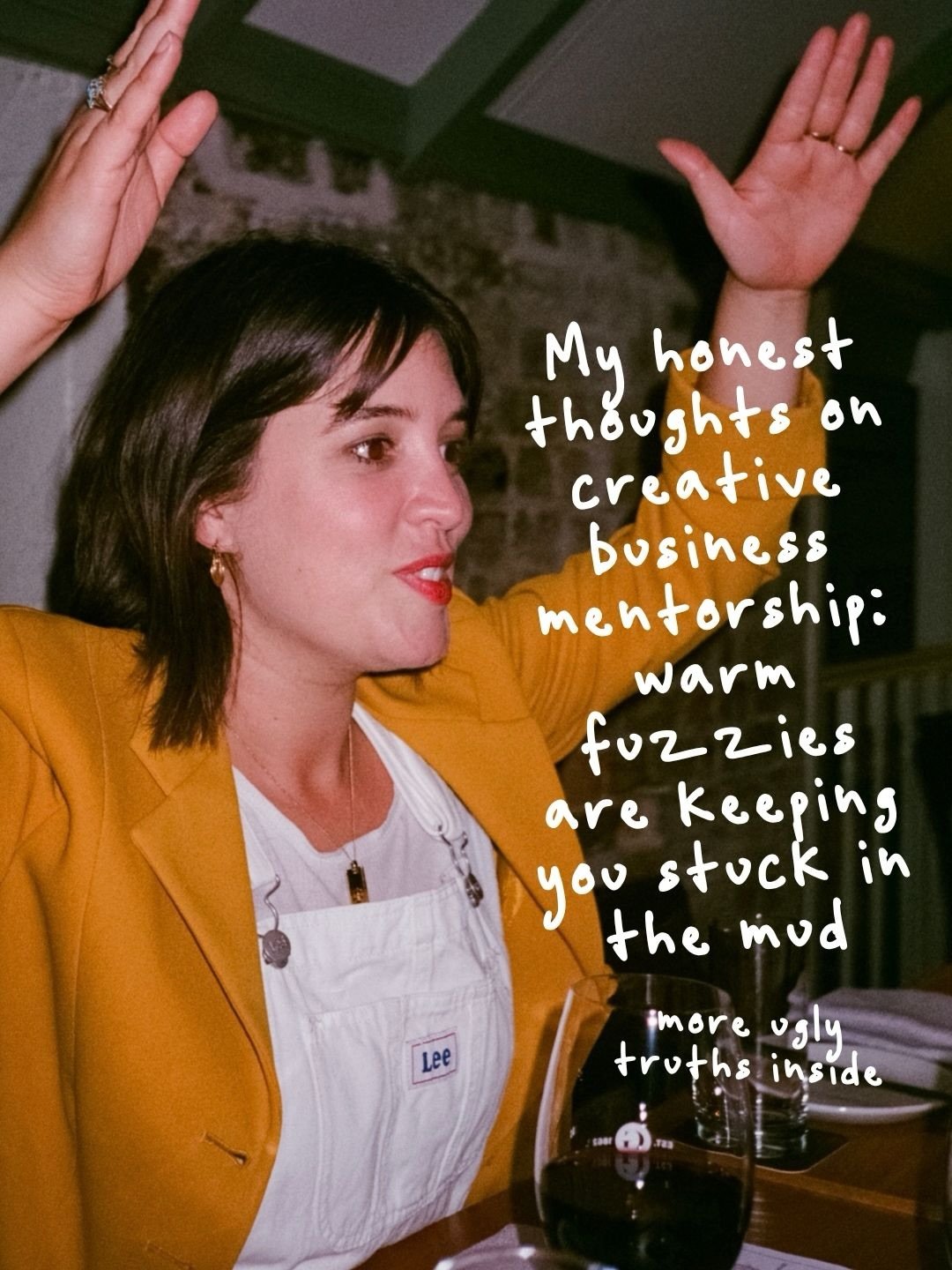 Mentees have called me the &ldquo;Greek mama you never knew you needed&rdquo; I&rsquo;ll tell you what you need to hear not what you want to hear - a kick up the bum and a kiss on the cheek at the same time!⁣
⁣
Ugly Truth sessions are exactly where t