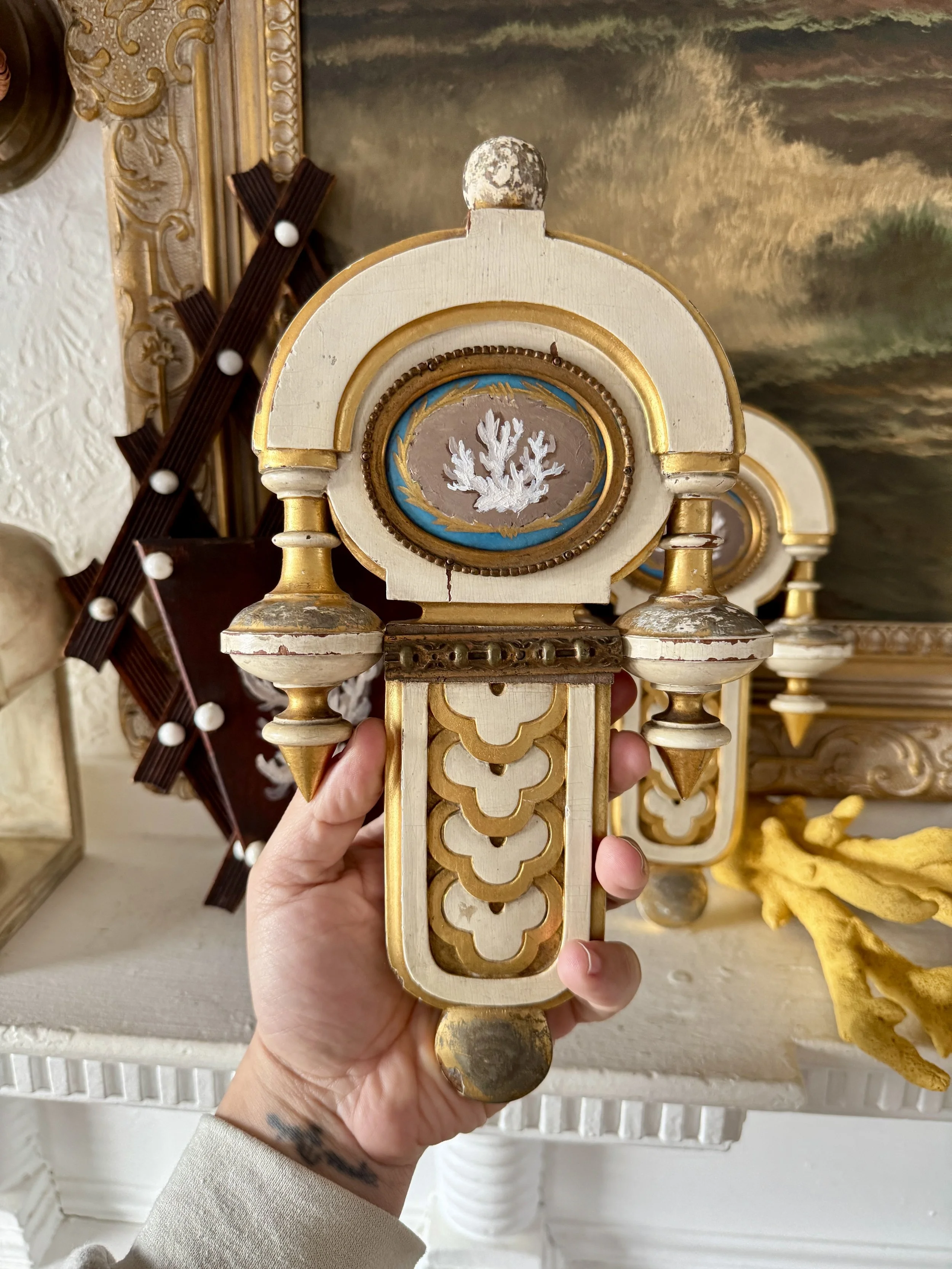 "weekday" coral fragment on florentine object by memo faraj