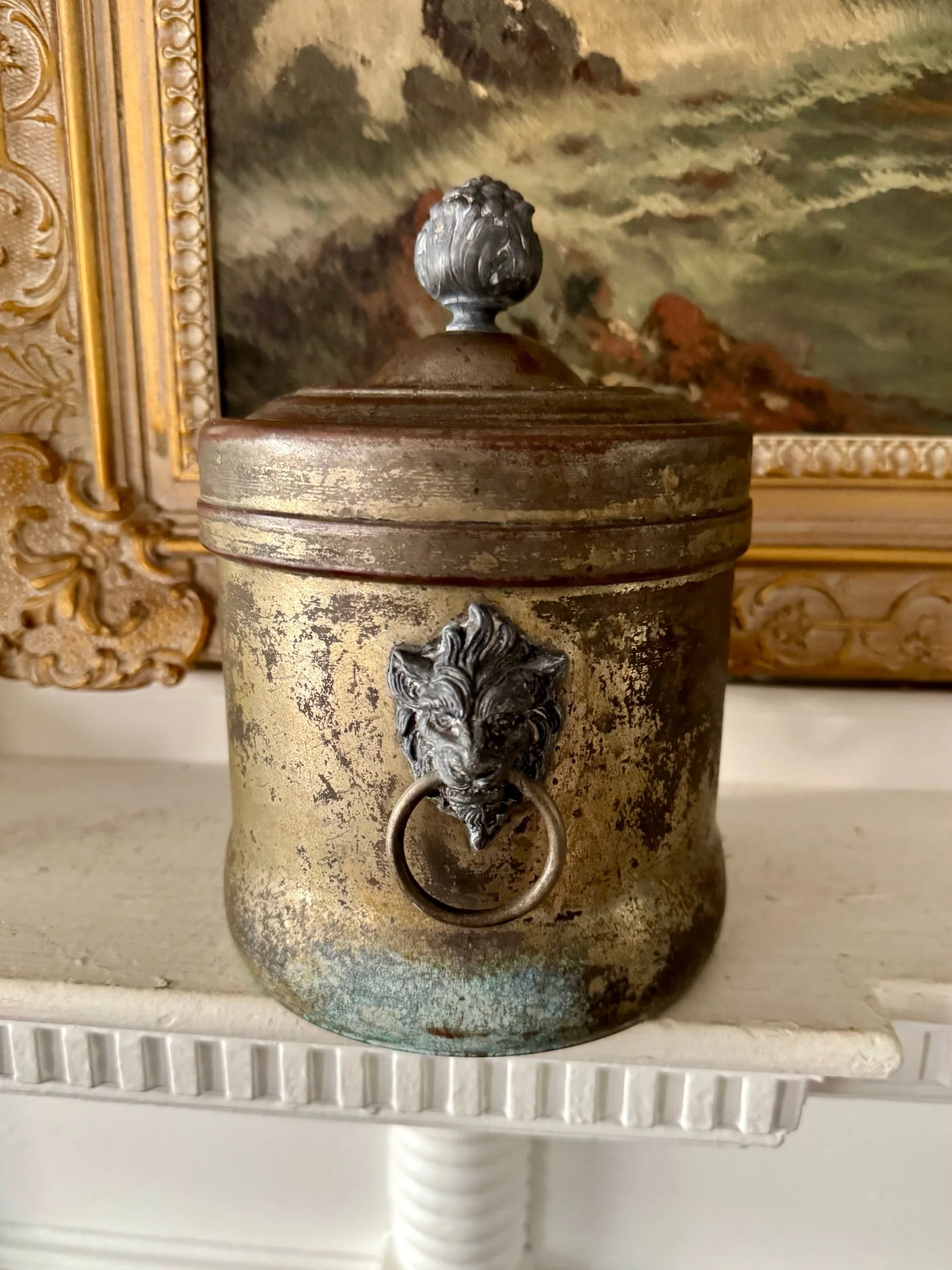 1920s federal silver plate caged crock / wine bucket