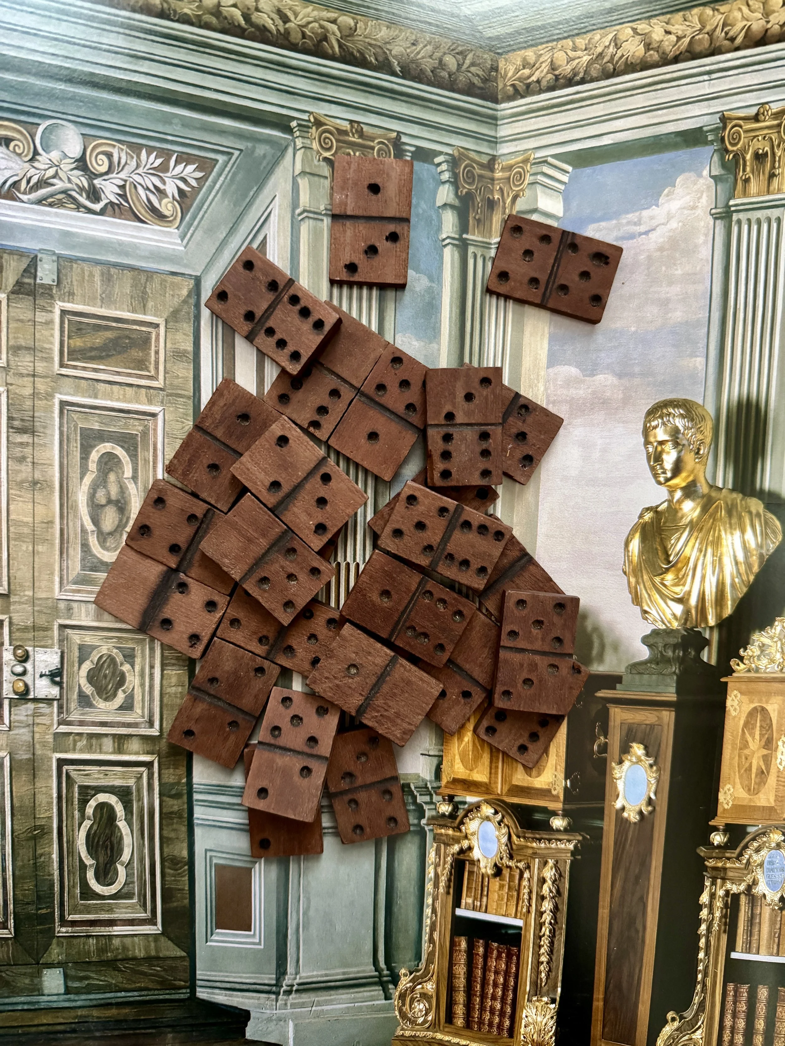 antique handmade dominoes