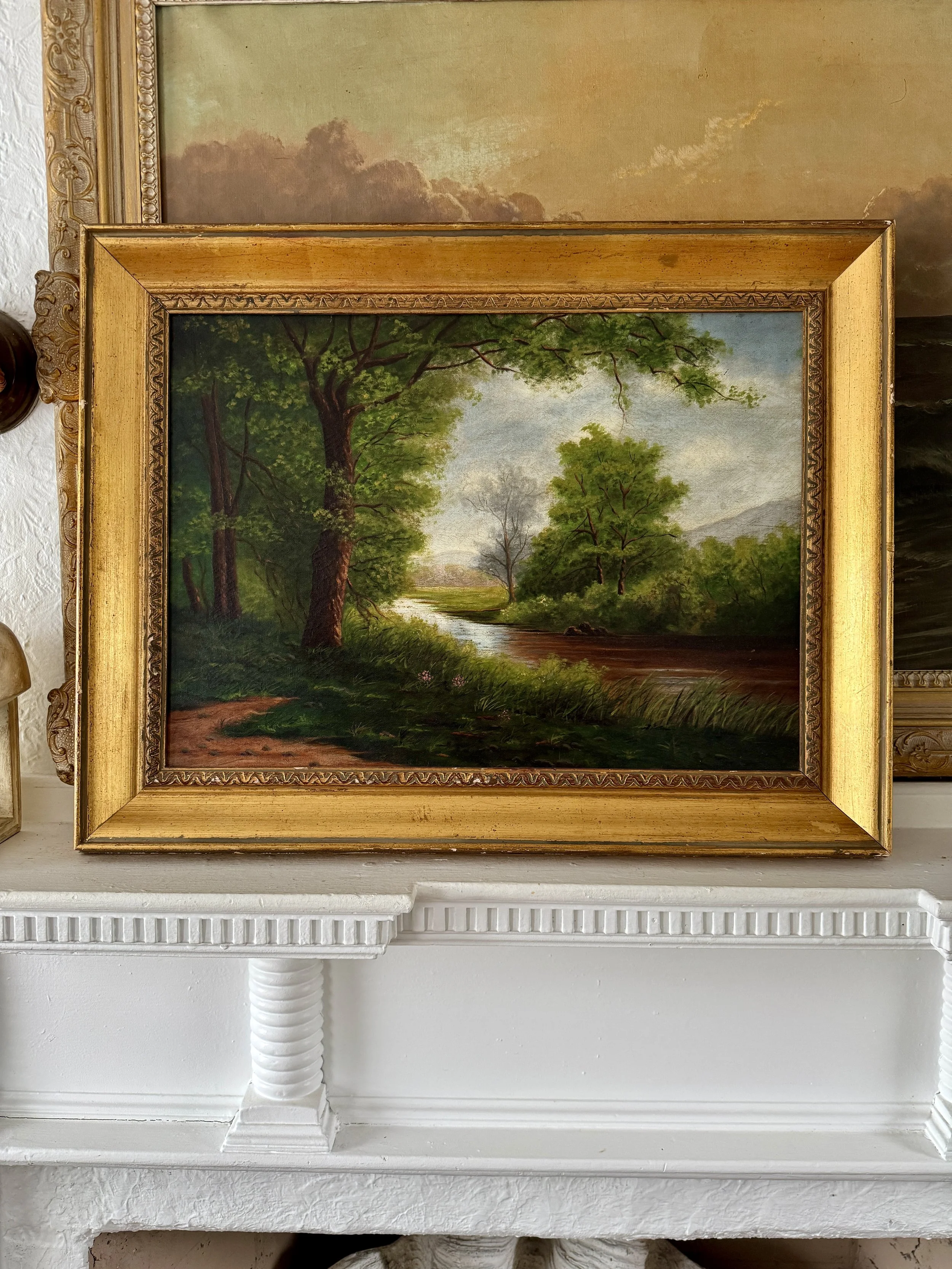 19th century american school river painting