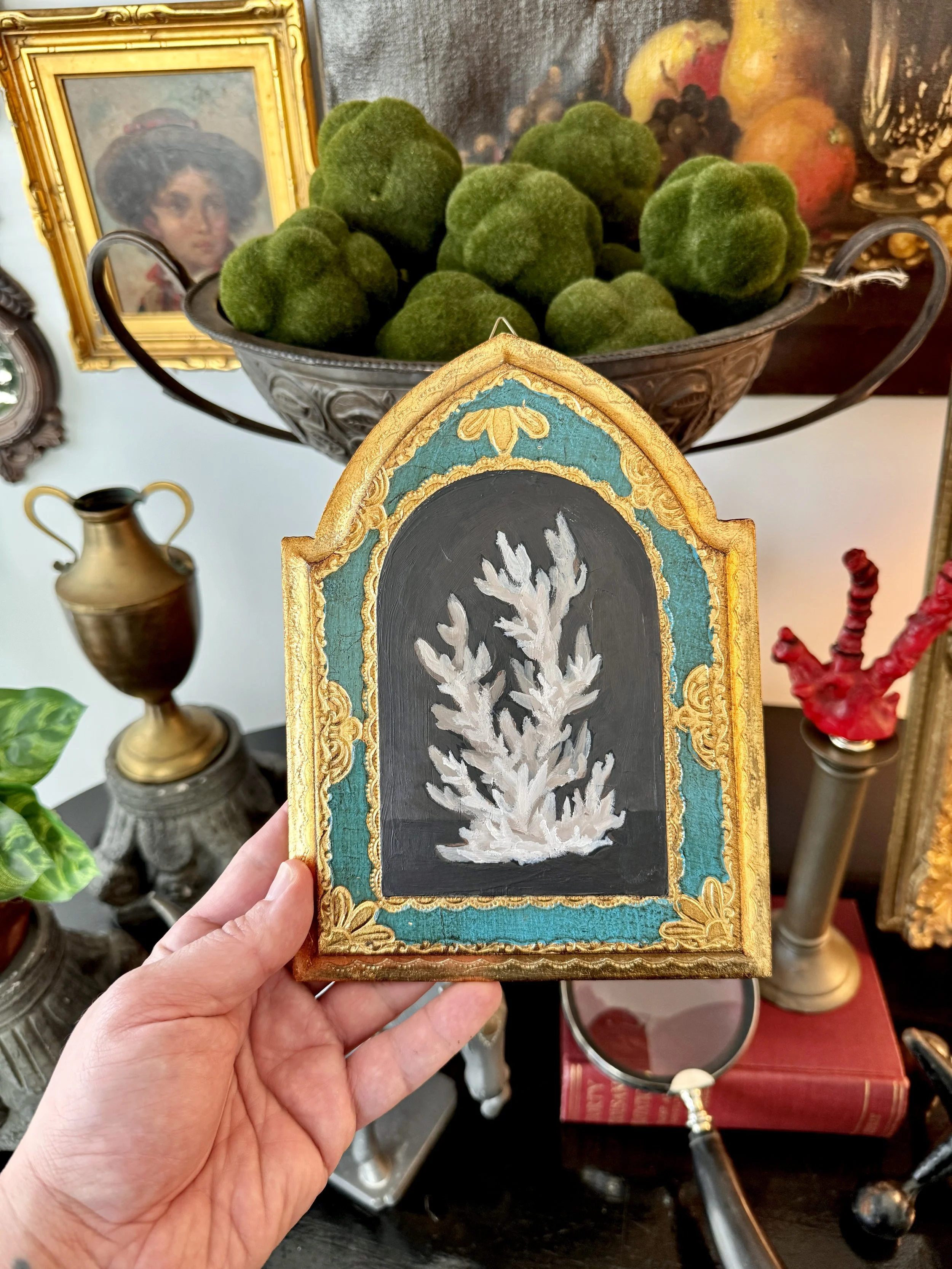 ornate coral fragment by memo faraj