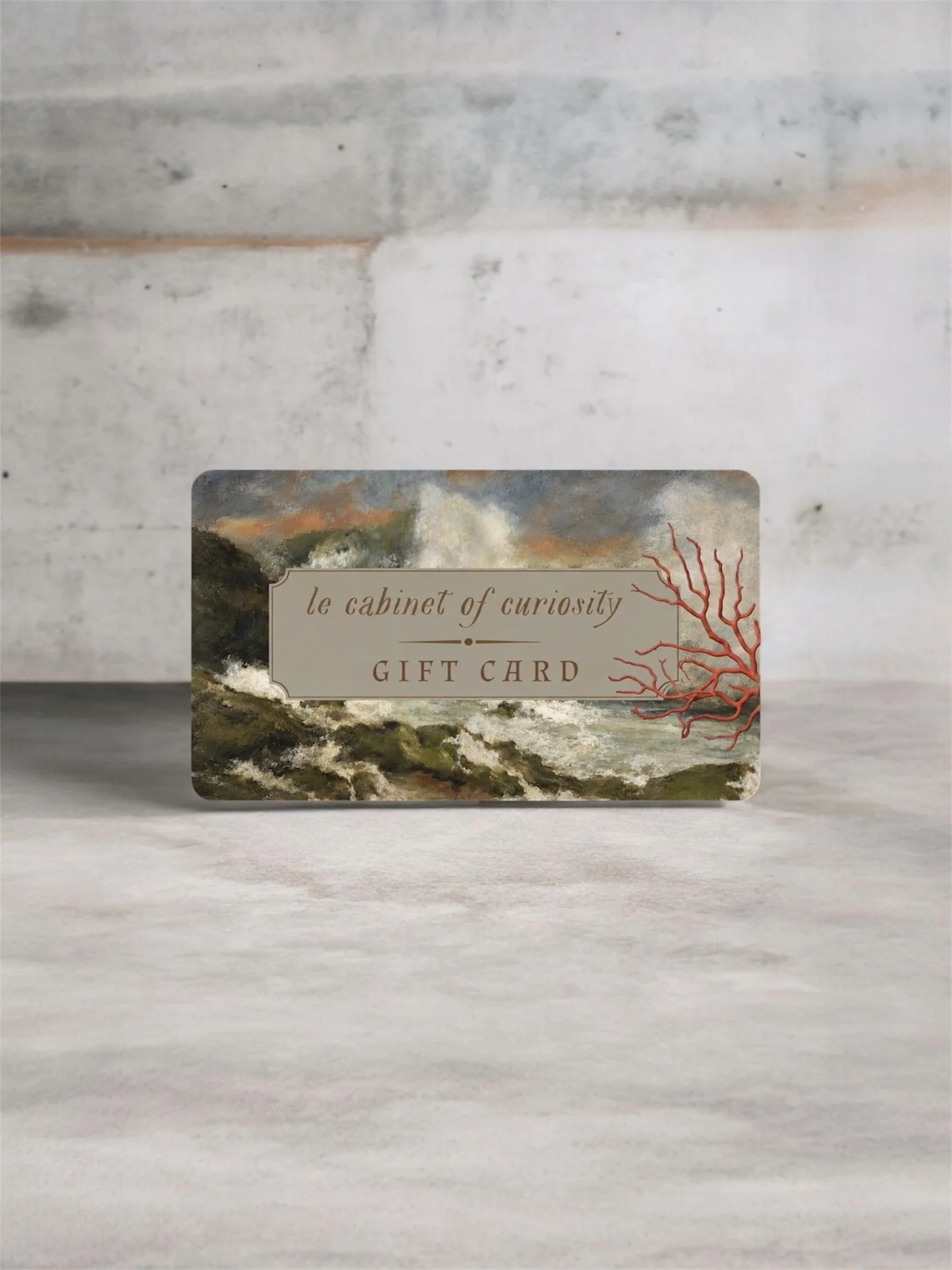 le cabinet of curiosity gift card