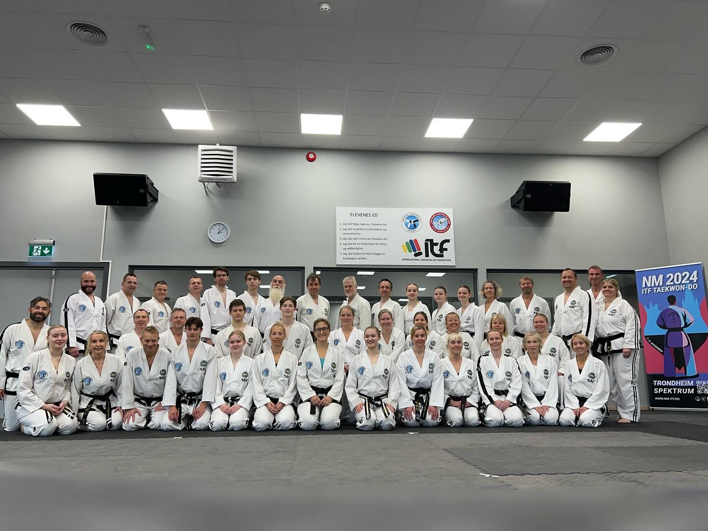 First day of the NTN instructors course nr. 6 is in the books. We are ready for the next day. Tomorrow we will cover ITF Radix, knife, blunt weapons and multiple opponents.