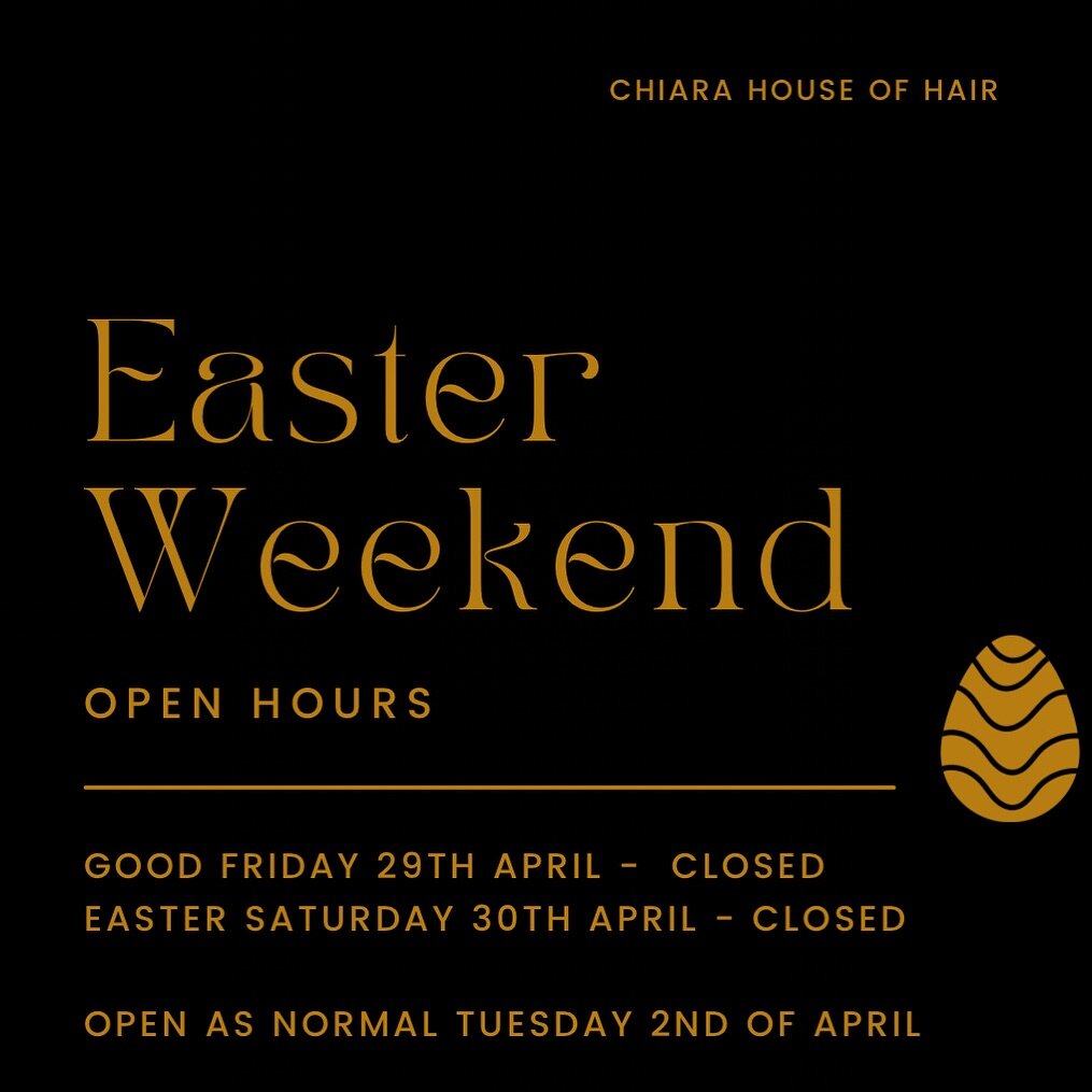 Easter long weekend hours! 
Good Friday - closed 
Easter Saturday - closed 
Back as usual on Tuesday 2nd of April ! 🎉