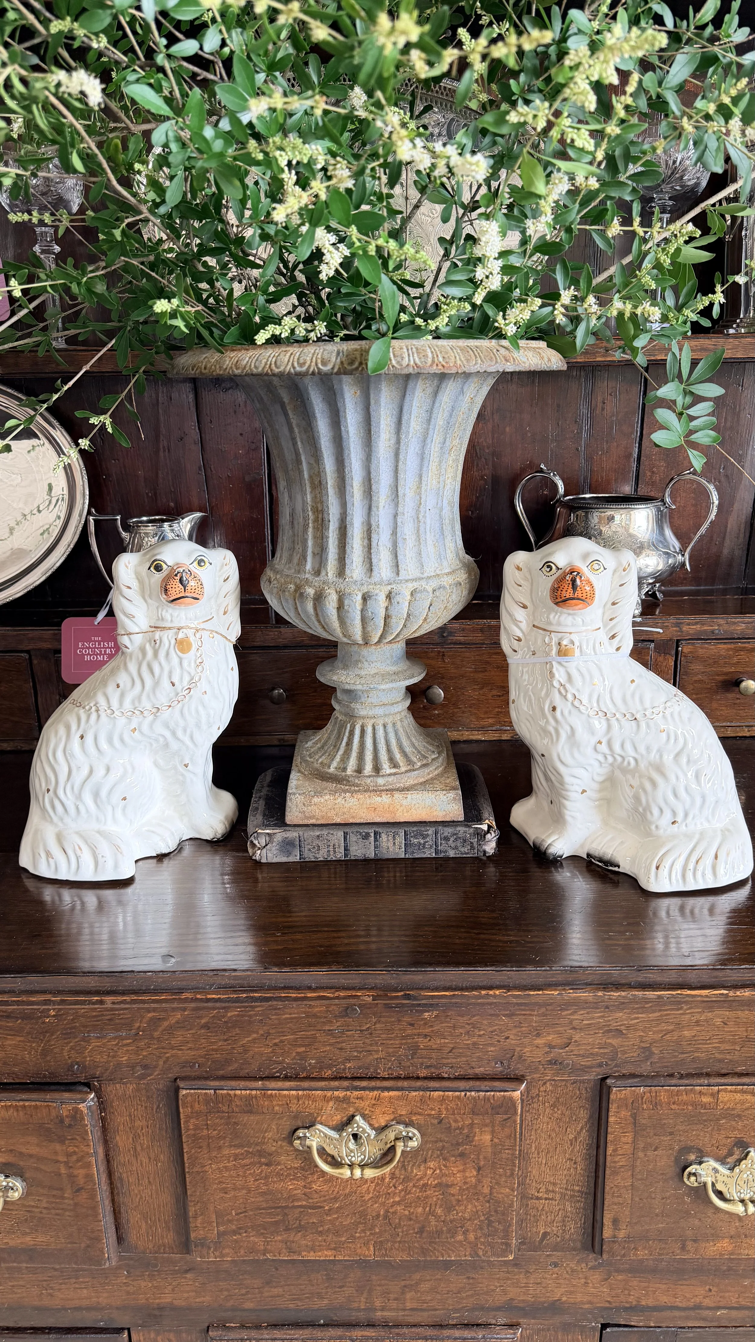 PAIR OF STAFFORDSHIRE DOGS
