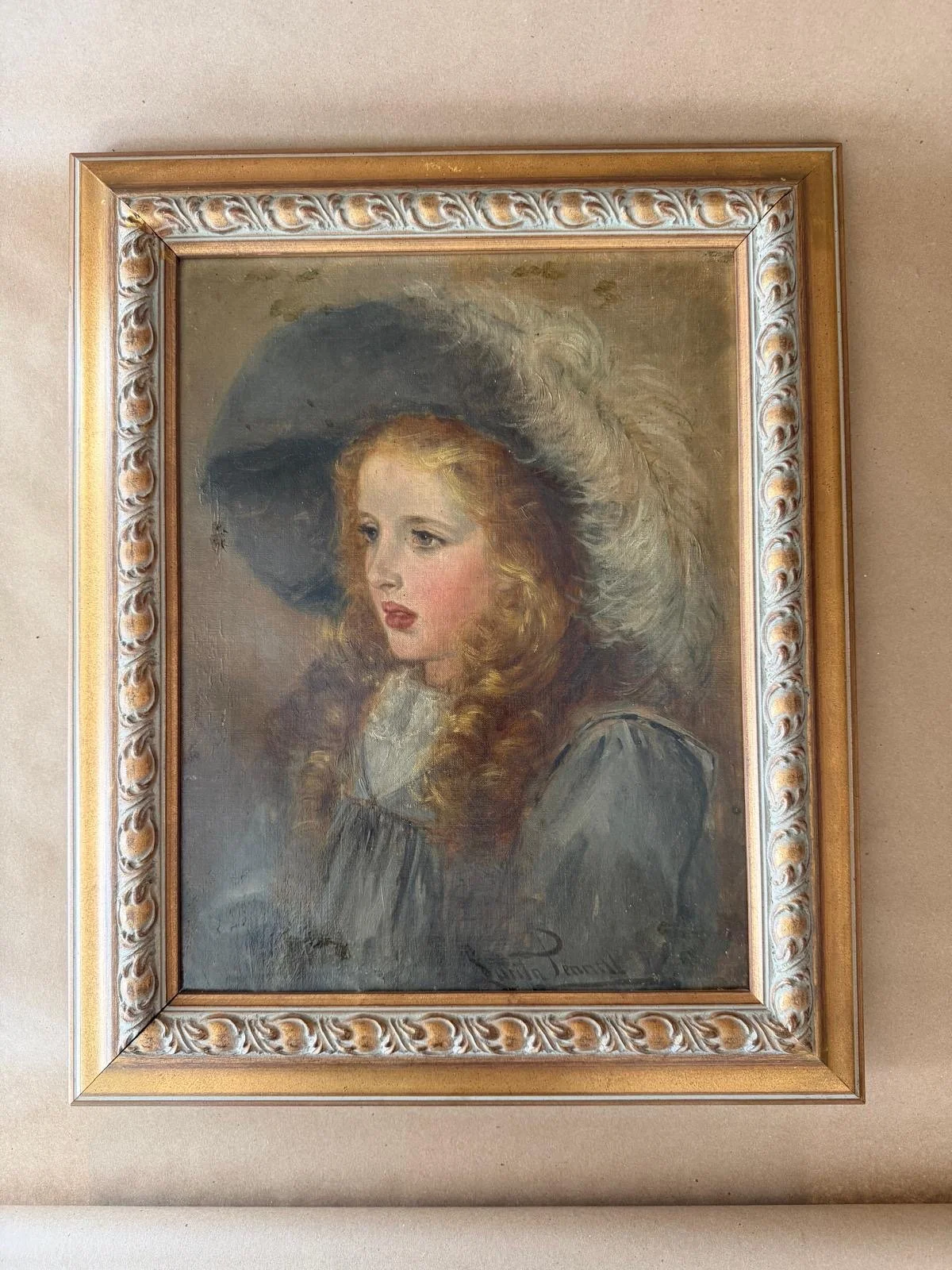 LUCILA PENNELL (BRITISH, 19TH CENTURY) PORTRAIT OF A YOUNG GIRL