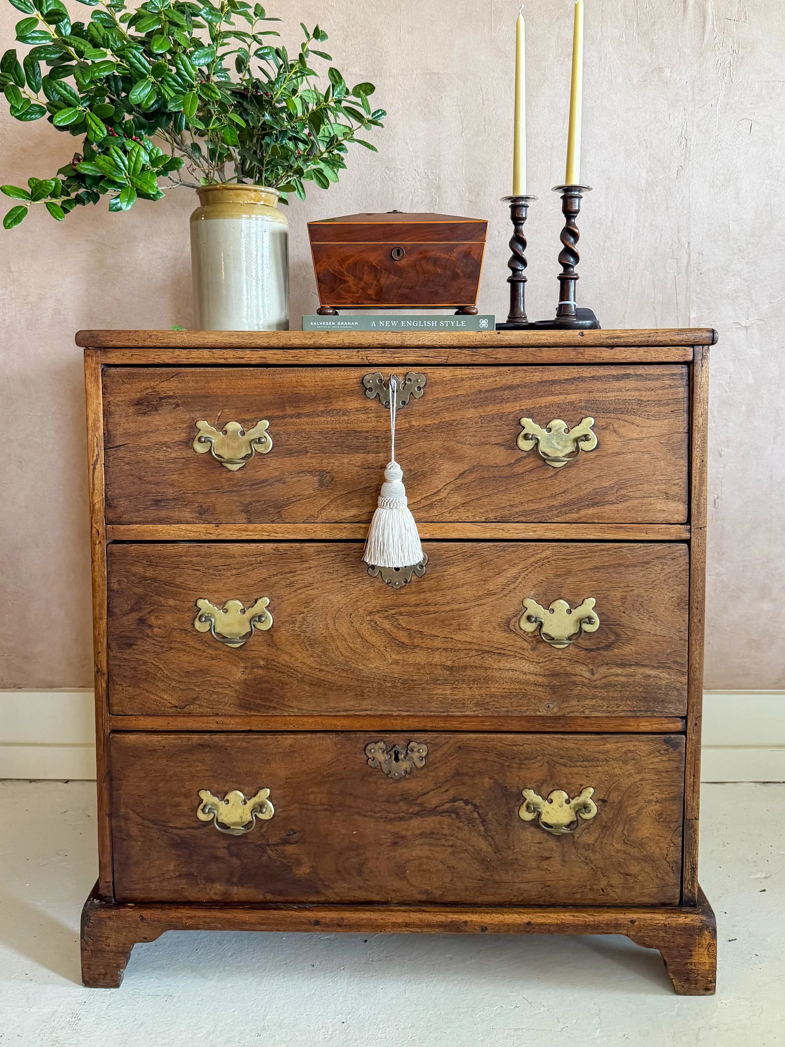 PAIR OF SILVER TOPPED BARLEY TWIST CANDLESTICKS