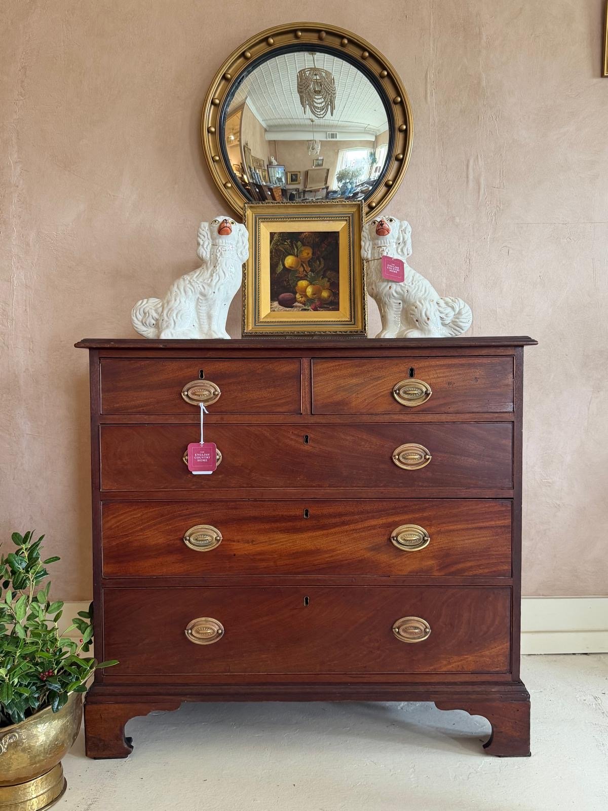 ANTIQUE MAHOGANY CHEST