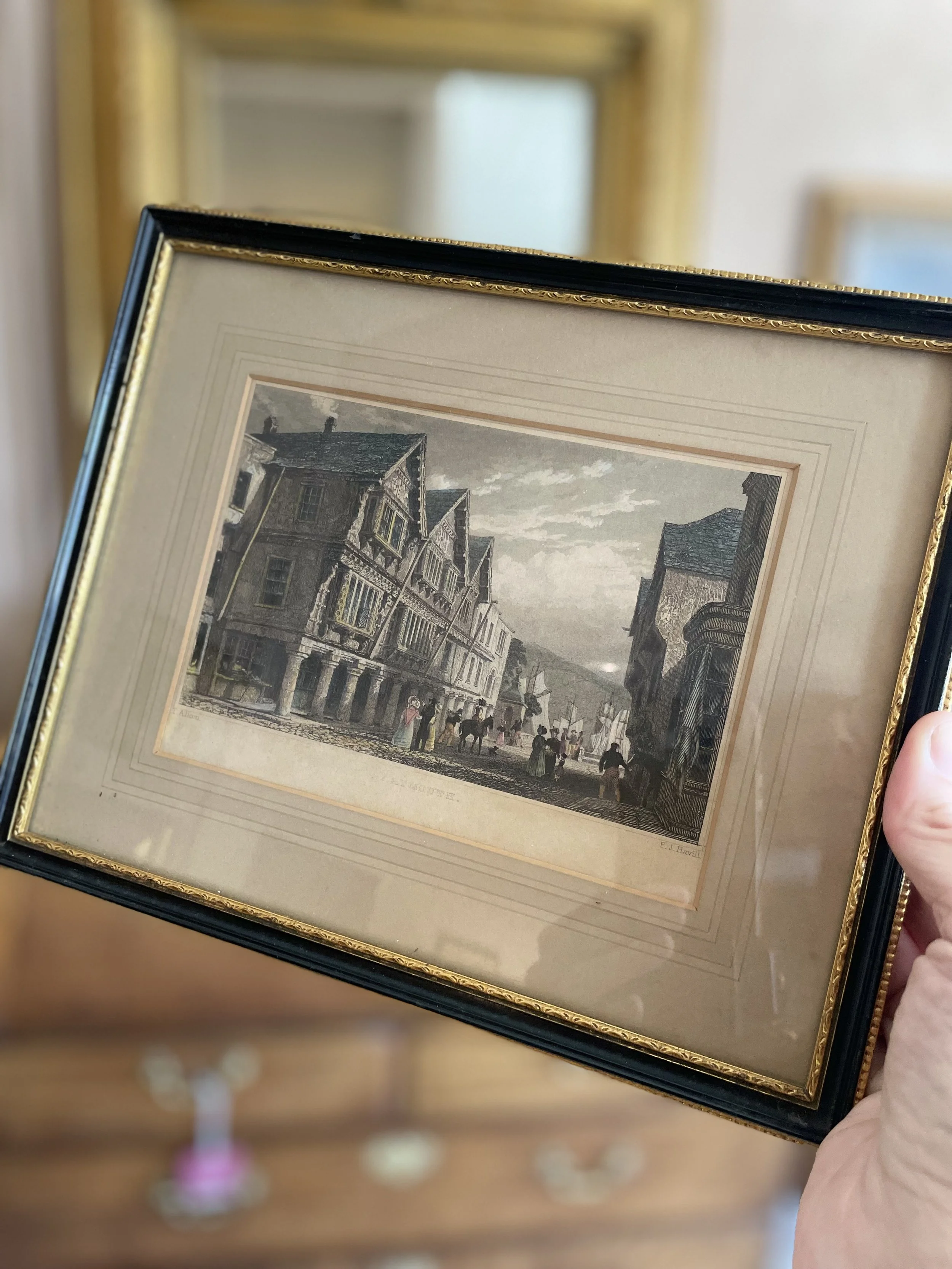 HAND COLORED ENGRAVING, DARTMOUTH