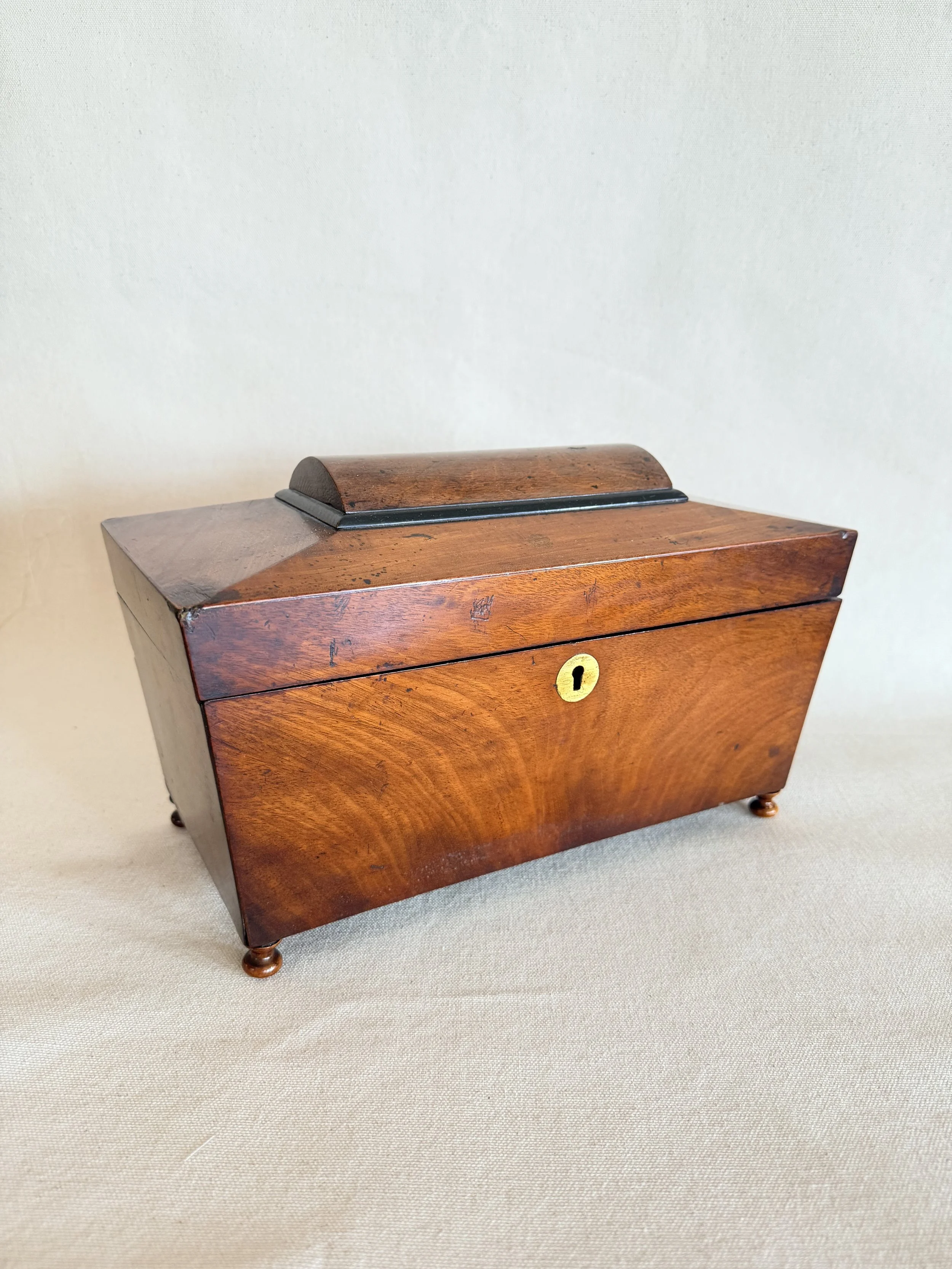 ANTIQUE ENGLISH TEA CADDY