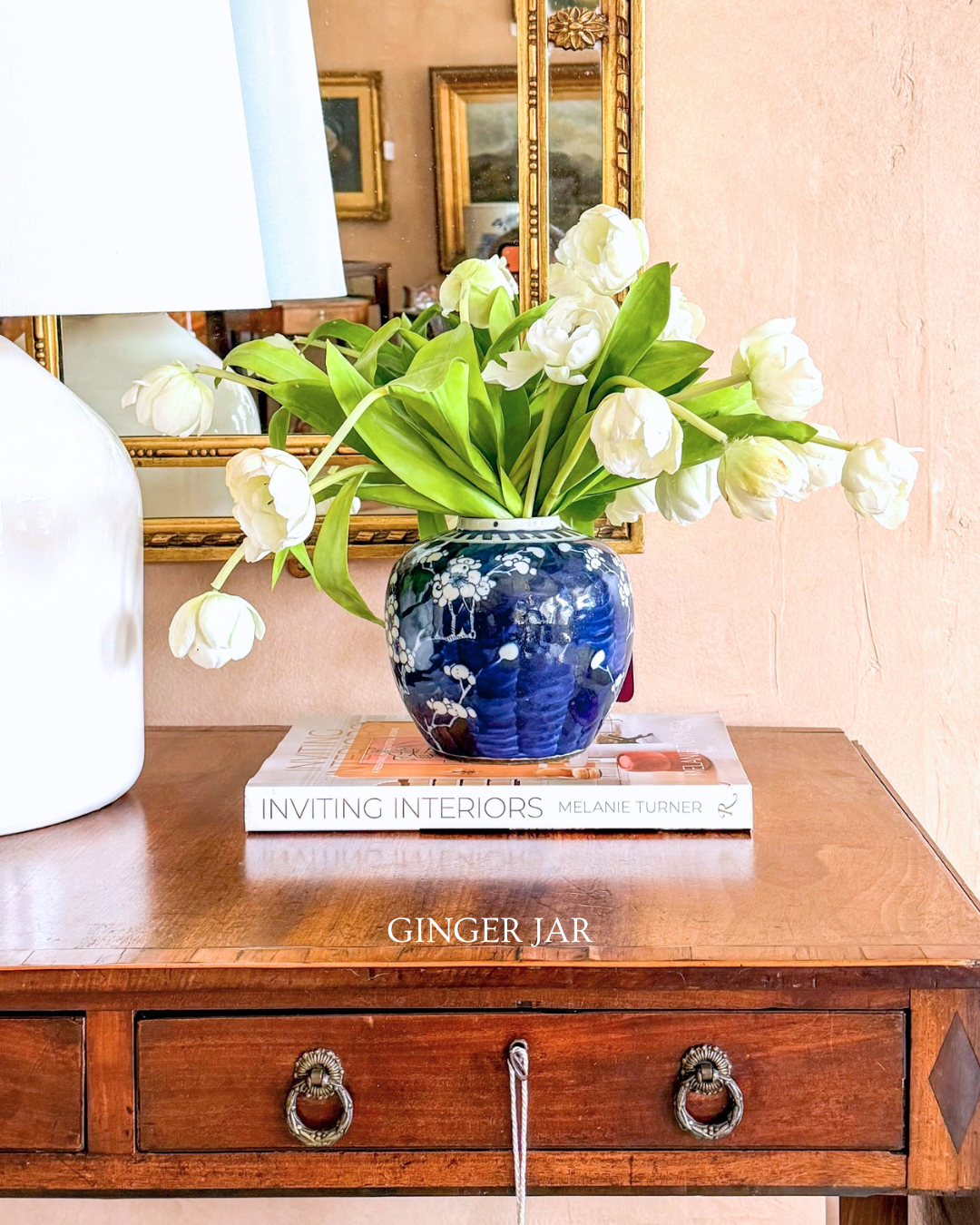BLUE & WHITE GINGER JAR