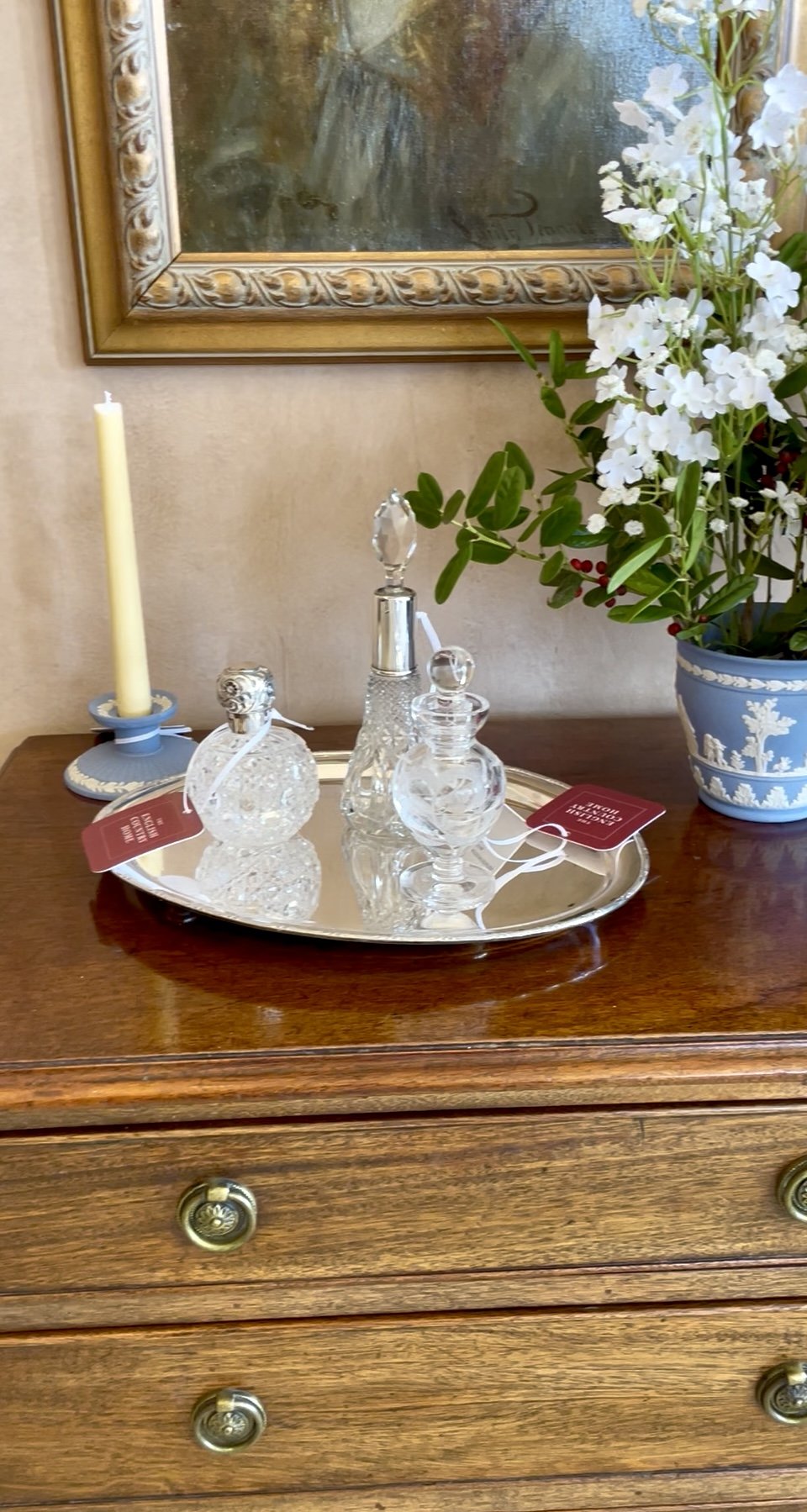 SILVER PLATE OVAL TRAY