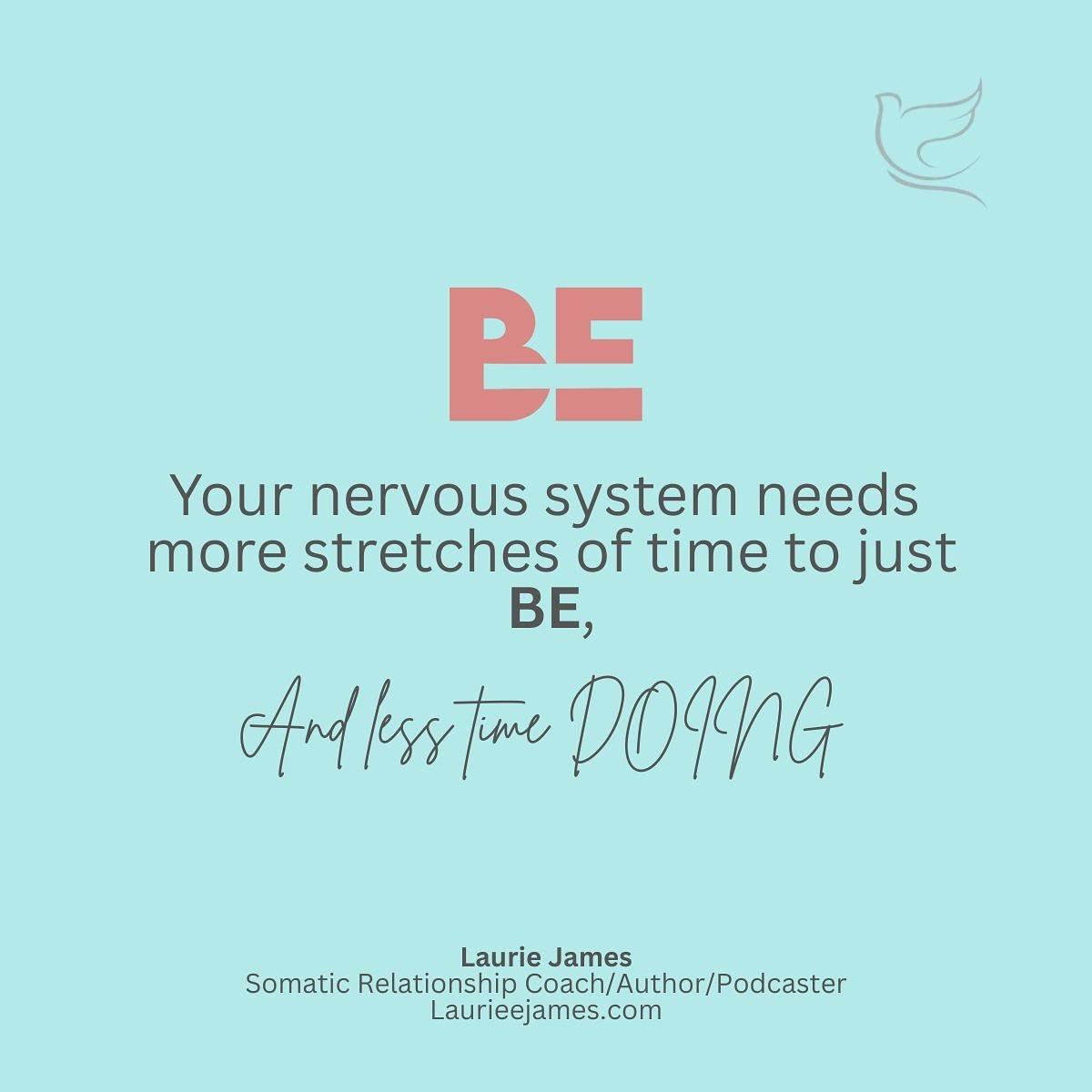We are human beings, not human doings! 

And what better time to slow down than summer? 

I often pushed through, thinking I would rest once I crossed off ALL the things on my to-do list. 

By then I was sooo exhausted I couldn&rsquo;t enjoy just bei