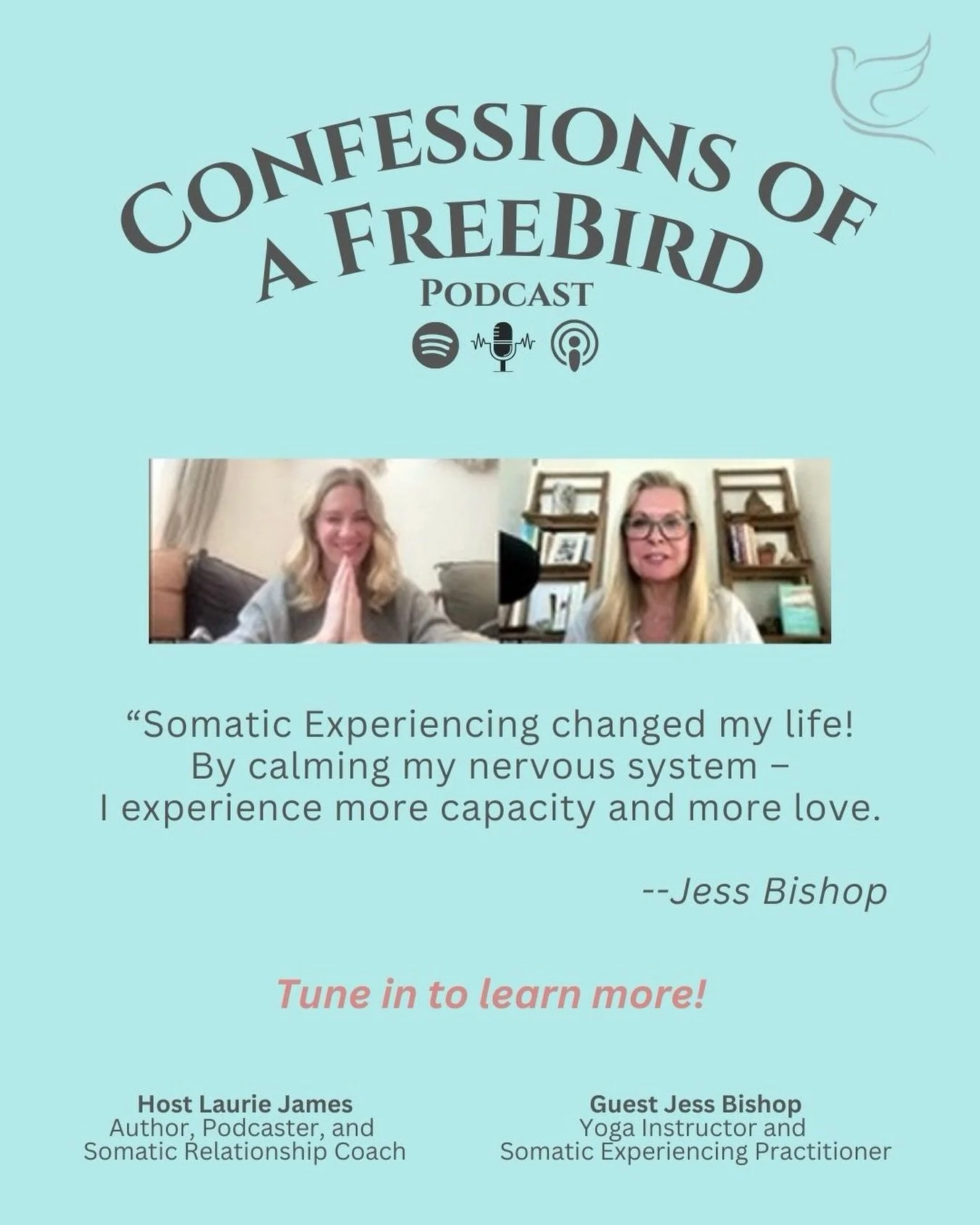 Secure attachment isn&rsquo;t learned through thinking&mdash;it&rsquo;s felt in the body.

And when we feel safe within, we can develop the capacity for more love.

In my latest episode, I sit down with @jessicabishoptv, Somatic Experiencing Practiti