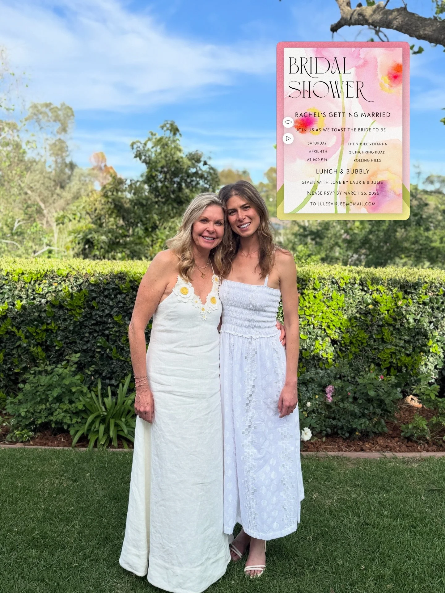 It was such an honor to celebrate Rachel, my oldest daughter, at her Bridal Shower yesterday! 

As I said yesterday, may you always know what you want, may you never stop loving deeply, and may both you and Connor be committed to loving, listening, a