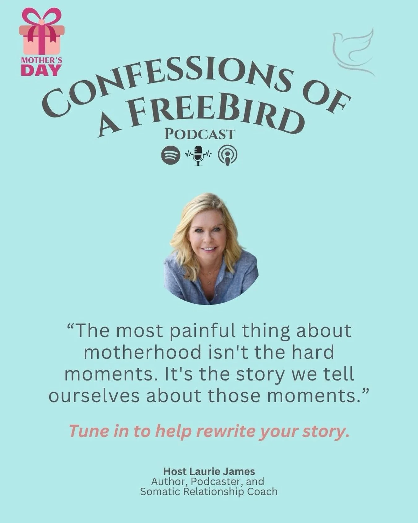 Mama, can I say something?
The hard moments don&rsquo;t define you. But the story you keep telling yourself about them? That&rsquo;s what&rsquo;s keeping you stuck. 💙
On this week&rsquo;s Confessions of a Freebird, I talk about our inner critic, our