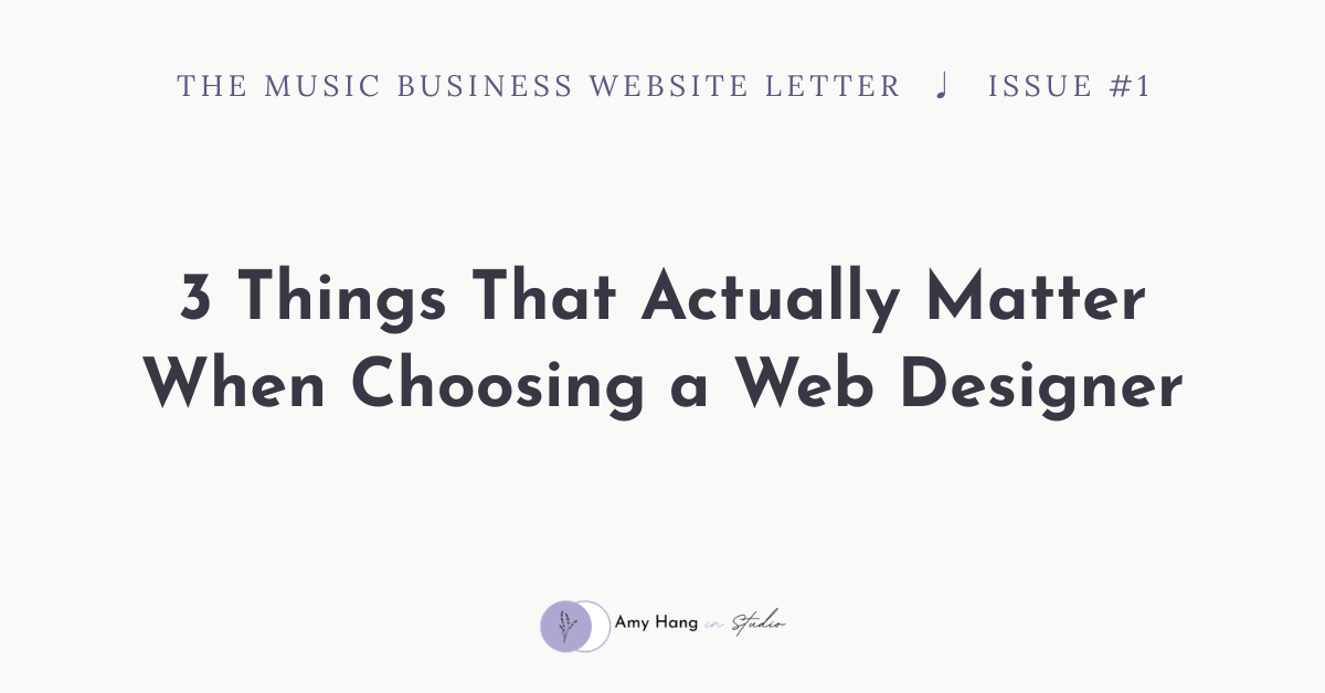 3 Things That Actually Matter When Choosing a Web Designer (And One Thing That Doesn't)