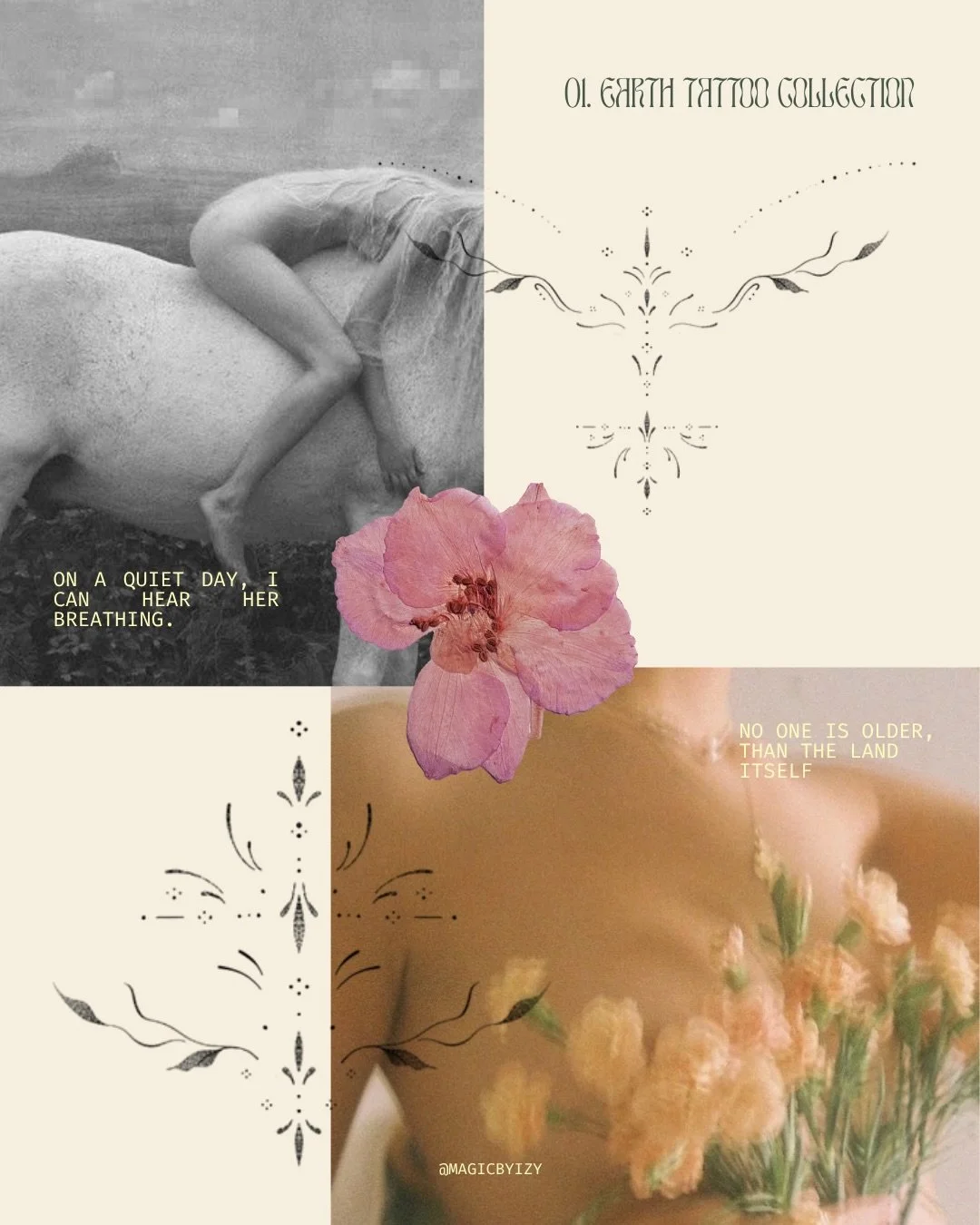 01. Earth Tattoo Collection 🌸🦋✨🍒
 ~ two designs, beautiful to combine or as single piece

~ Studio: Bern, Switzerland ~

Geh&ouml;rt das Design dir? 🌻 claim it via DM - first come, first serve.

Mmmmh - that feeling. Auch wenn es nicht dein Desig