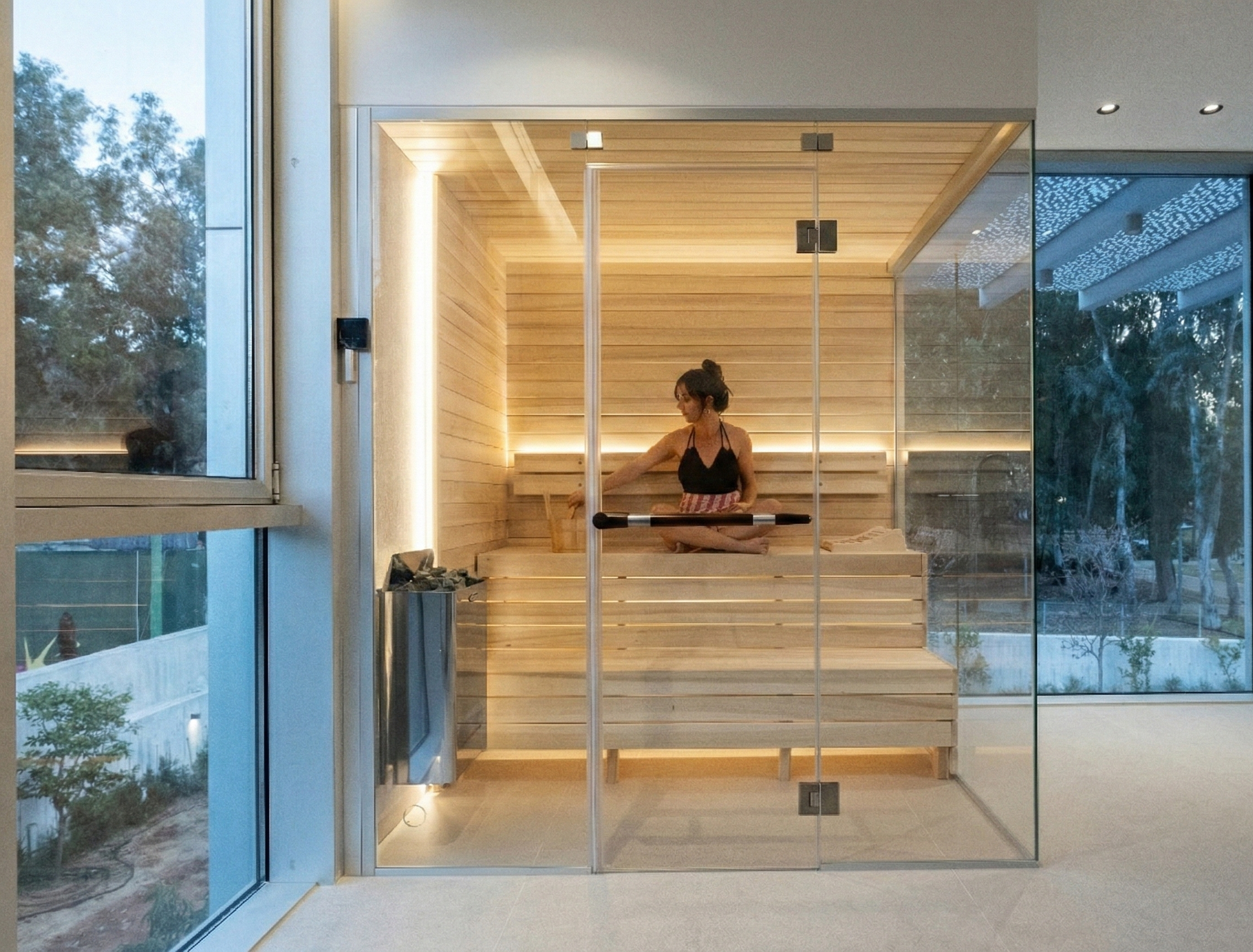 Crystal Cube Sauna