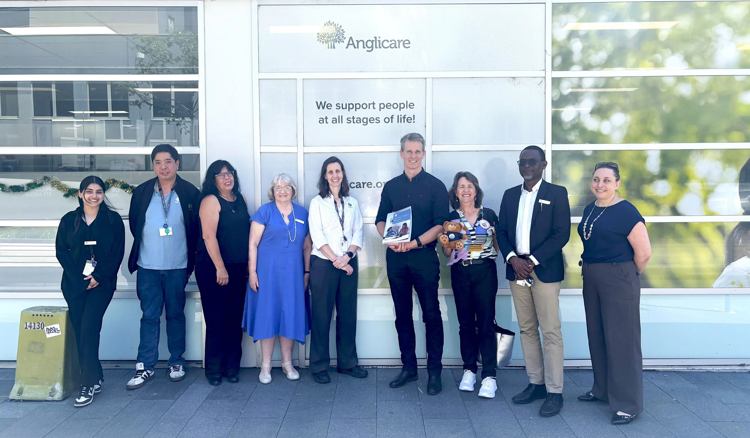 Andrew Charlton MP and Anglicare