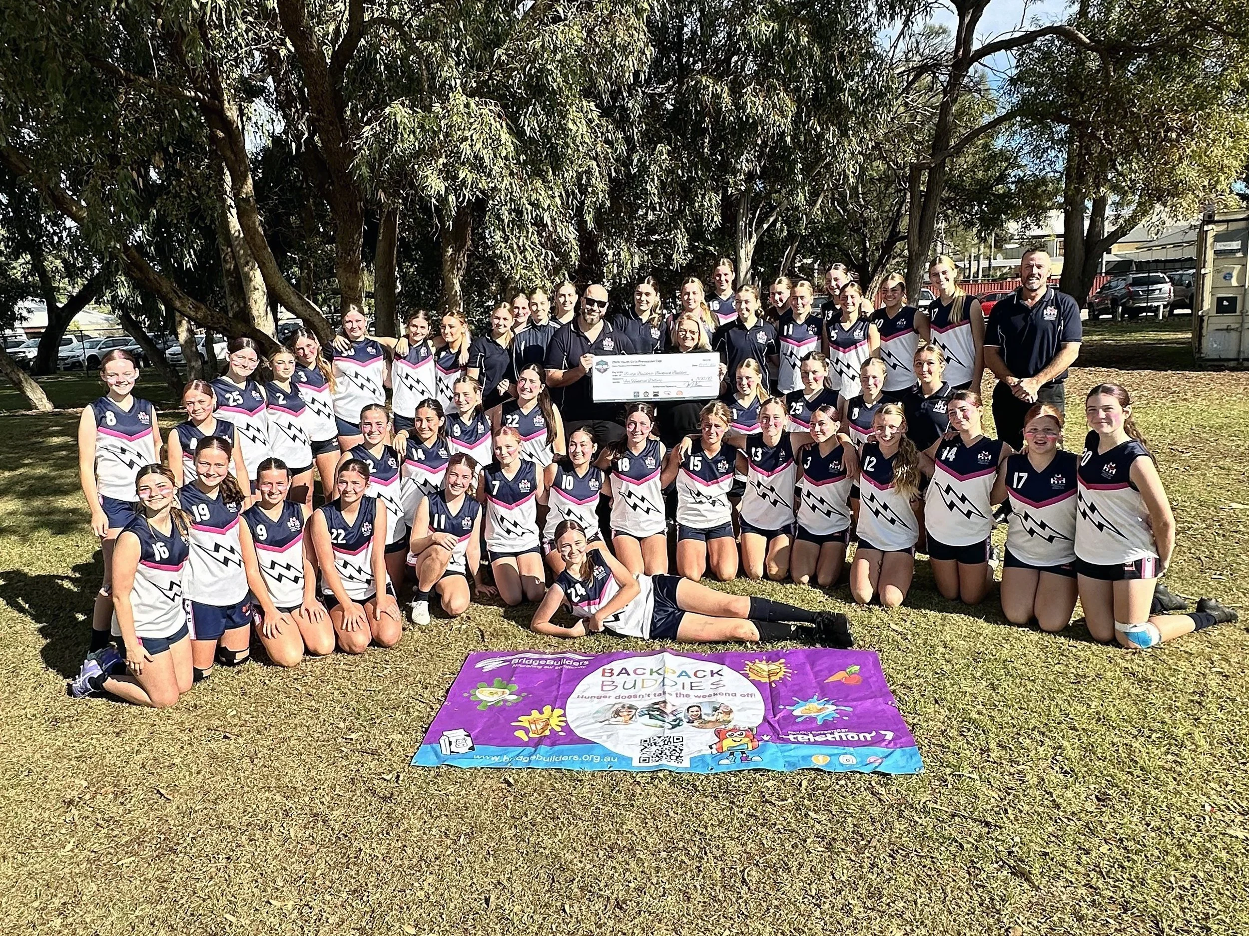 Local Sporting Club Turns Football Jersey into a Powerful Message Against Childhood Hunger.