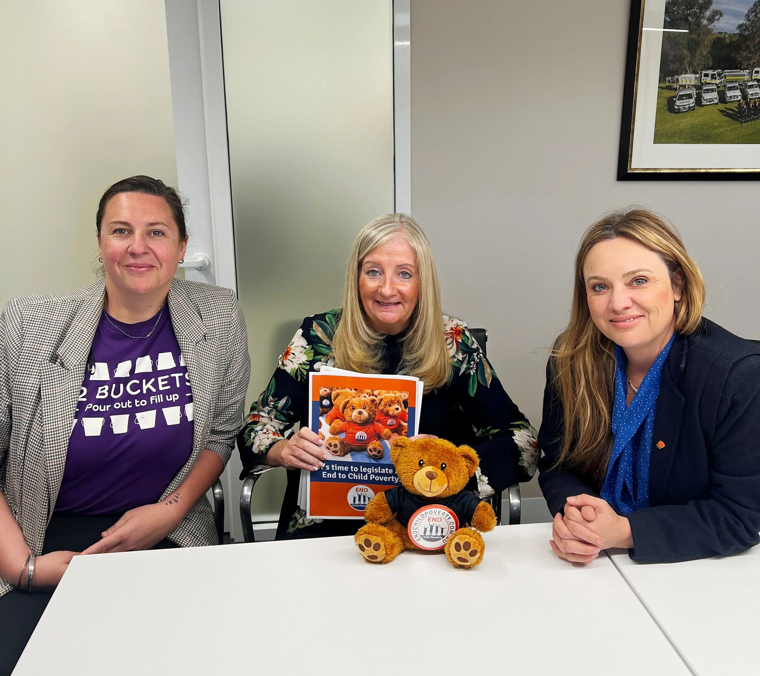 Tracey Roberts MP and Larrissa Muir, 12 Buckets CEO