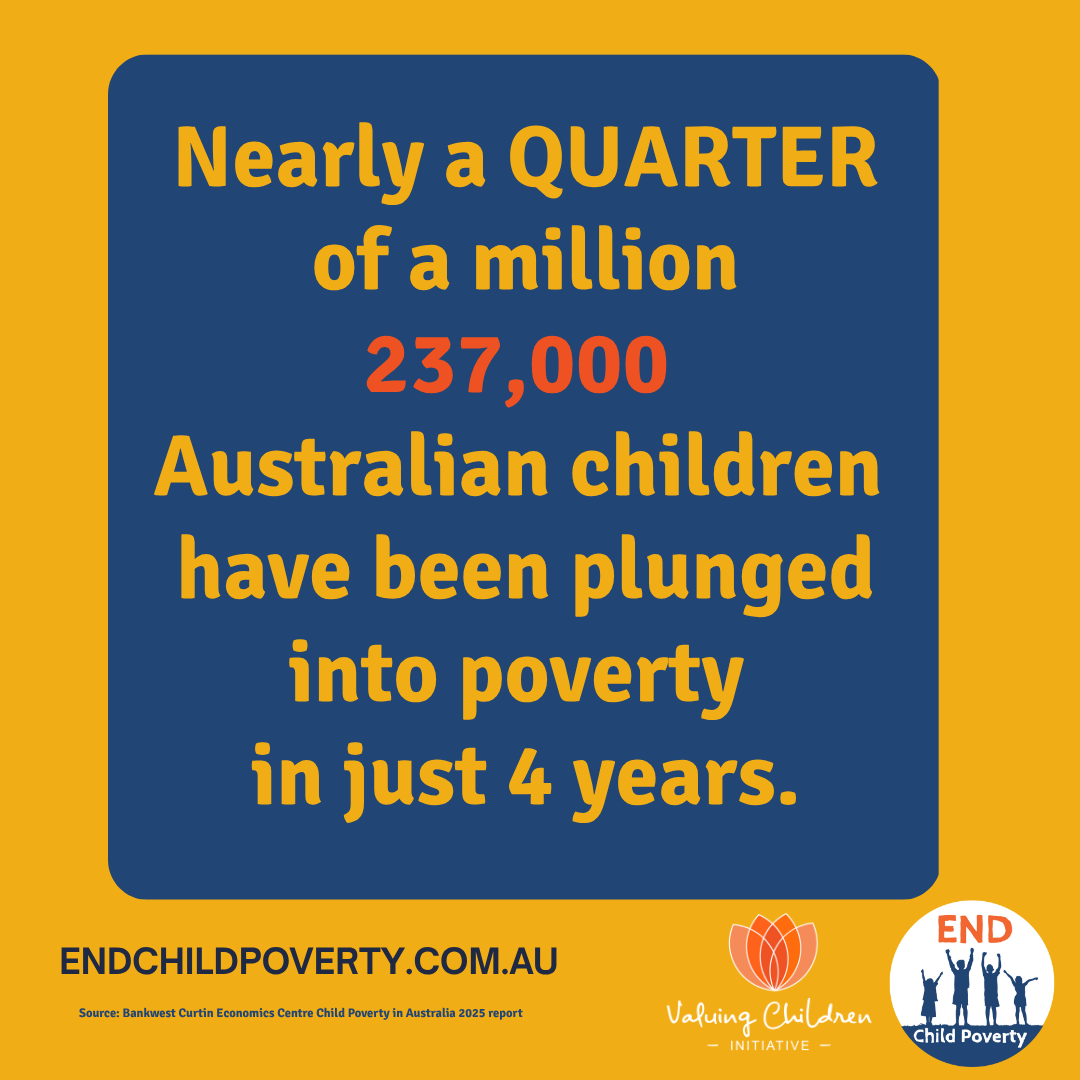 Quarter of a million more children in poverty