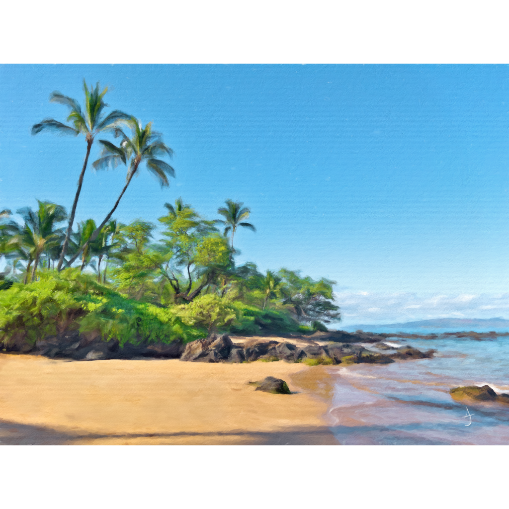 Ulua Beach Art Print — Andy Jackson Fine Art