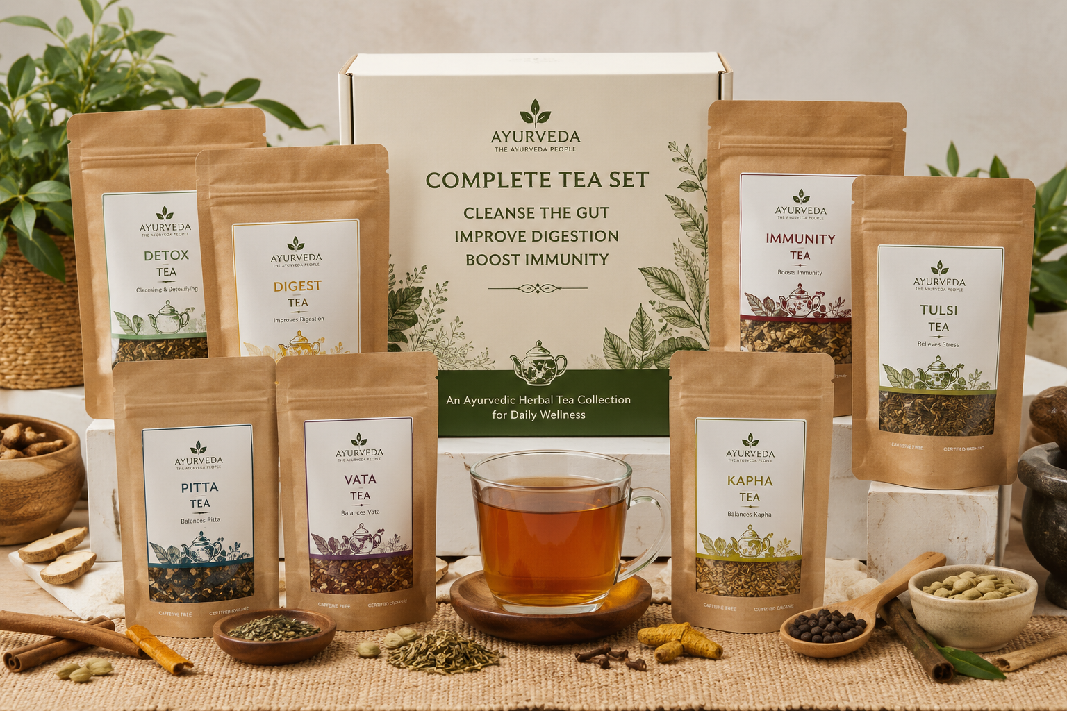 Complete Ayurvedic Tea Set