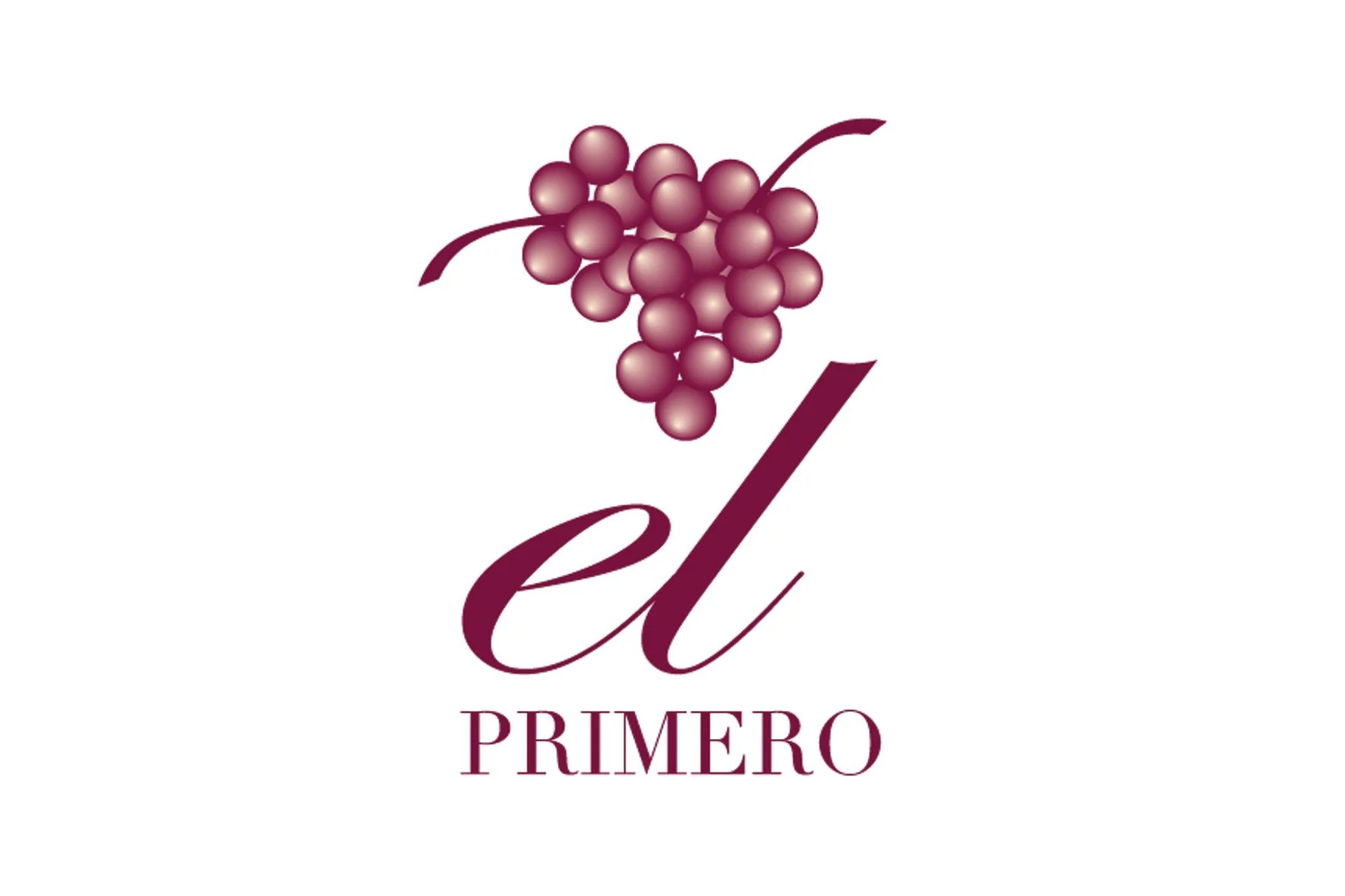 Logo with a cluster of grapes, a stylized letter 'E', and the word 'PRIMERO' underneath.