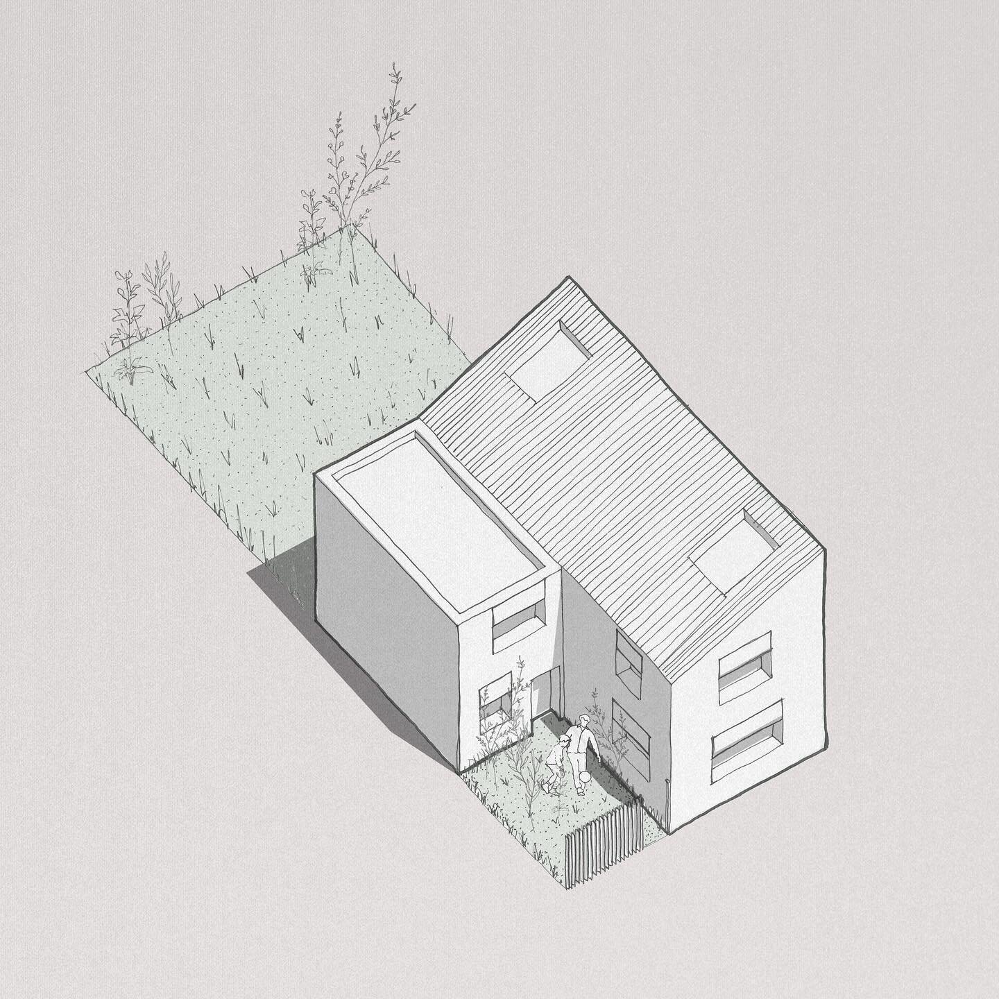 Exploring typologies - designing in response to the constrained nature of the site creates pockets of greenery for the residents to enjoy.