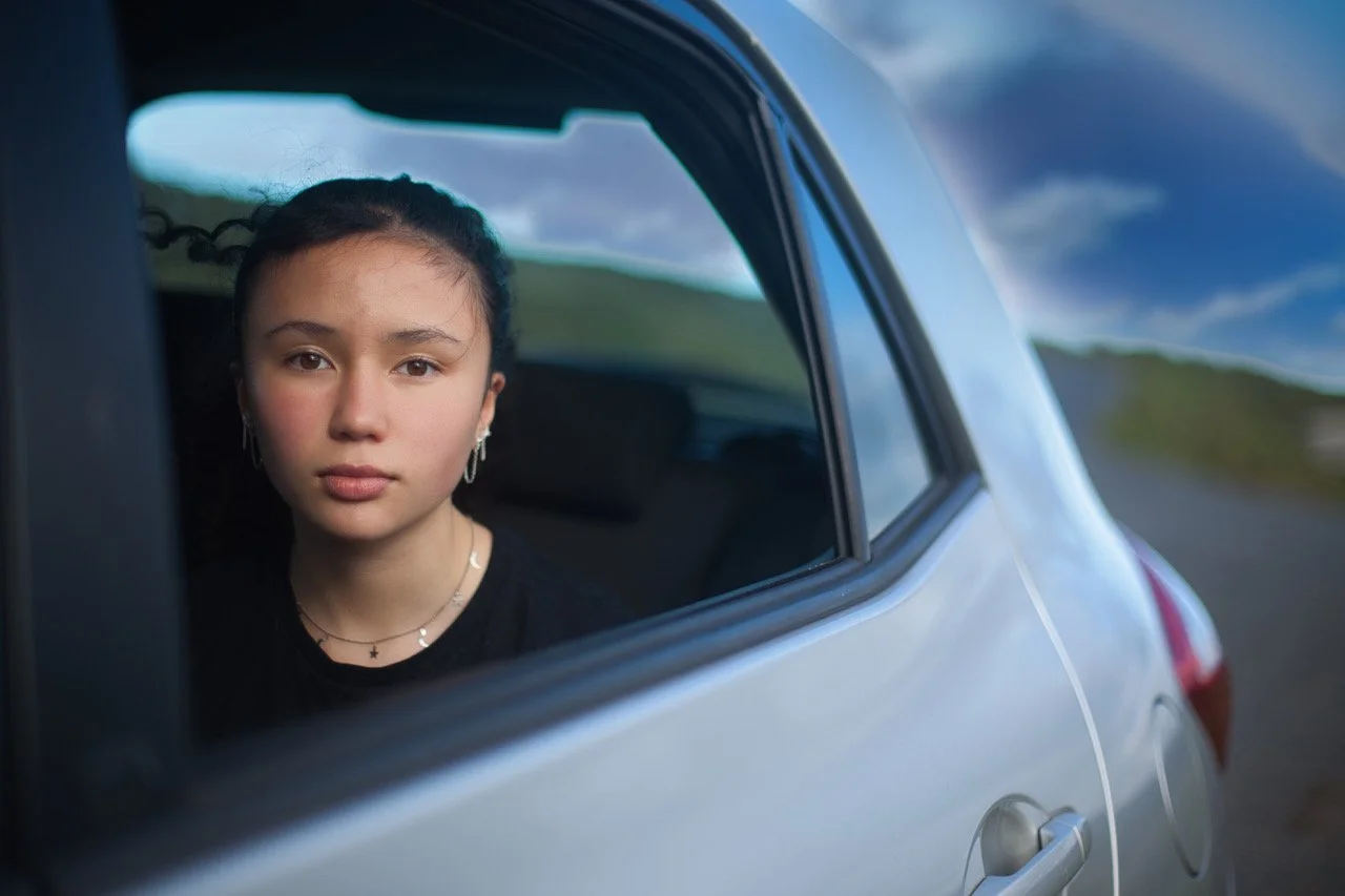 Sara in car.jpeg