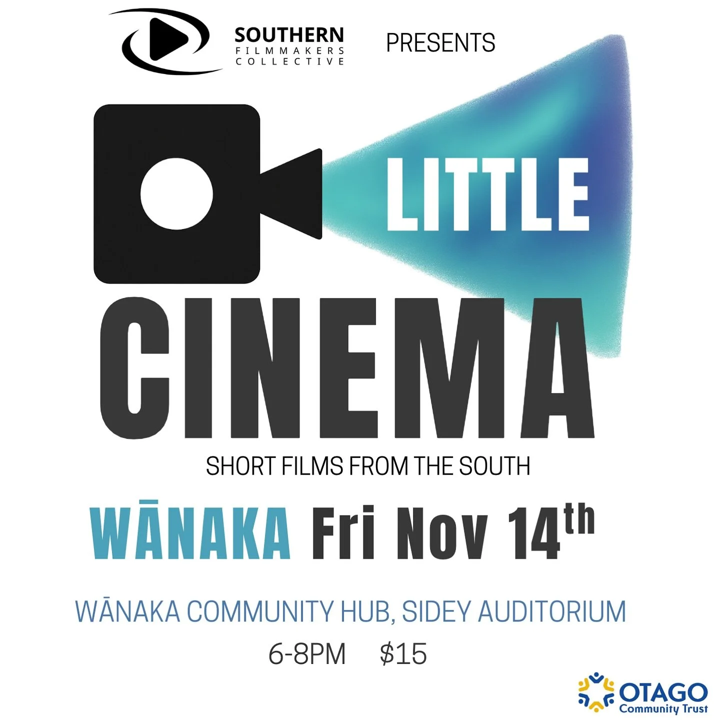 Wanaka! Join us on Friday Nov 14th 🤩 Bring a beverage, mingle with fellow film enthusiasts and settle in for a fabulous night of local shorts!
Tickets $15 via Humanitix, link in bio