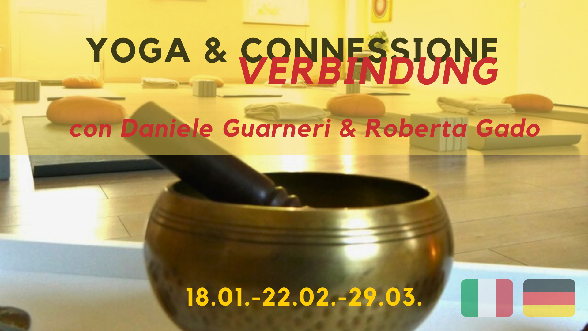 Yoga und Verbindung auf Italienisch in Leipzig