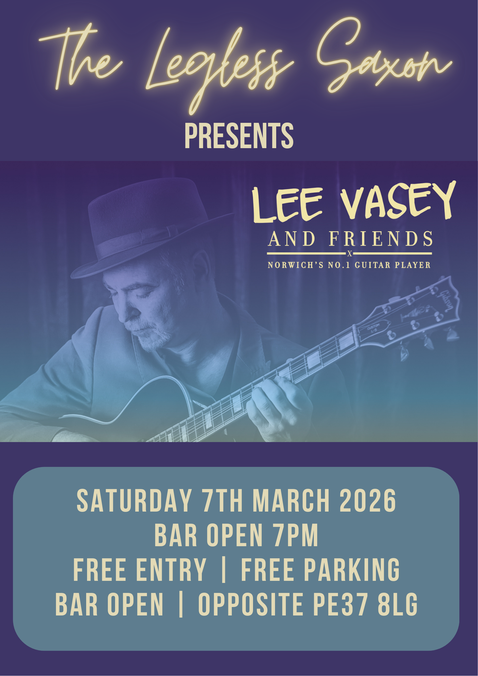 Lee Vasey Music Night