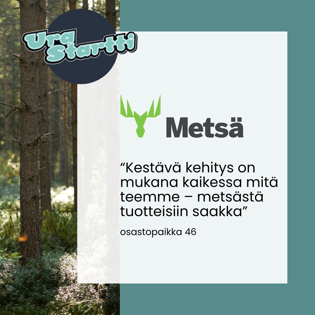 Me olemme Mets&auml; Group, kansainv&auml;lisesti toimiva mets&auml;teollisuusyritys, jolla on vahvat juuret suomalaisissa metsiss&auml;. 

Valmistamme fossiilittomia tuotteita vastuullisesti kasvatetusta, uusiutuvasta puusta. Meill&auml; investoidaa