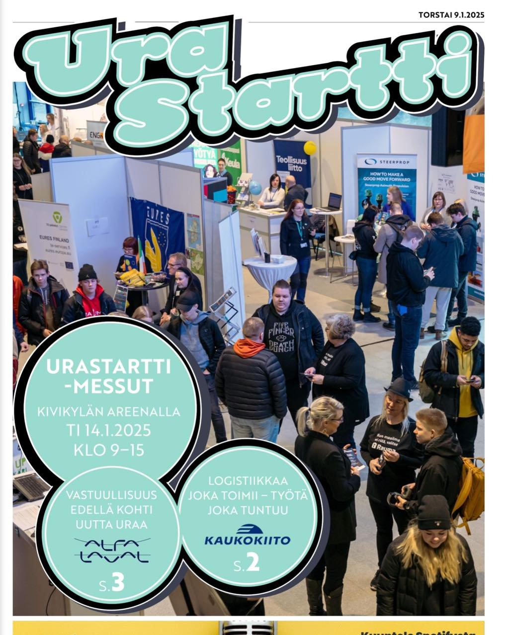 UraStartti-lehti on t&auml;&auml;ll&auml;! 🤩

Linkki biossa. 😊 N&auml;hd&auml;&auml;n messuilla ensi viikolla! 🥳 

#urastartti #urastartti2025 #rekry #rekrymessut #lehti