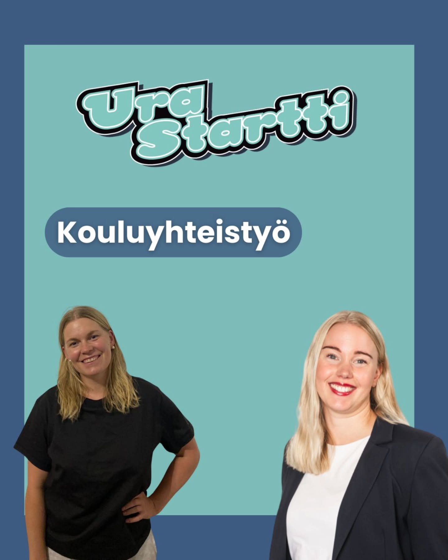 Seuraavana vuorossa meid&auml;n kouluyhteisty&ouml;n esittely! Satu ja Laura ovat olleet yhteydess&auml; kouluihin ja opiskelijoihin. Heille voi laittaa viesti&auml;, jos on jotain kysytt&auml;v&auml;&auml; aiheesta. 

T&auml;ss&auml; muutama sana he