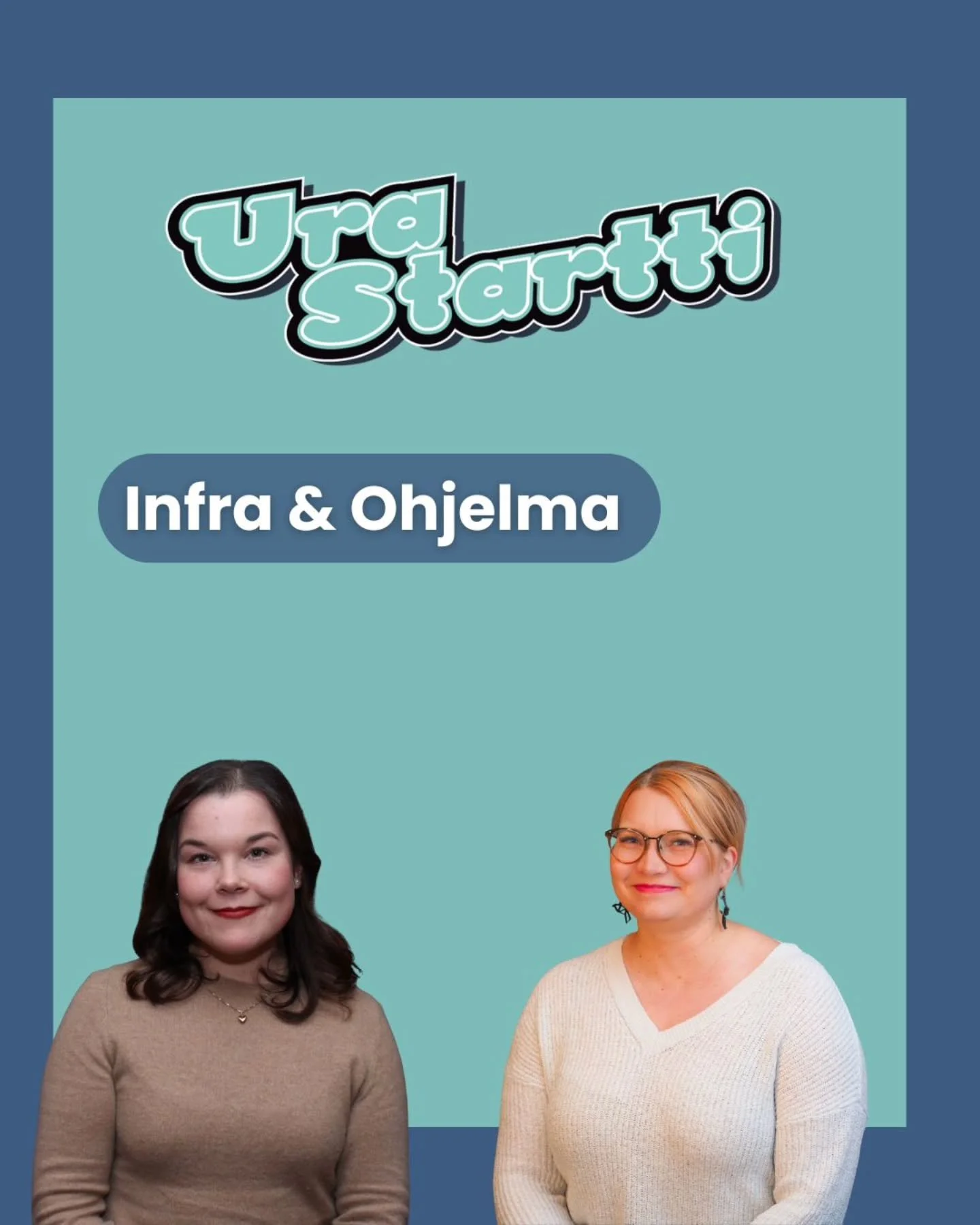 Esittelyss&auml; ollaan p&auml;&auml;sty infraan ja ohjelma porukkaan! Alla heid&auml;n terveiset;

&quot;Olen Laura Turto ja ty&ouml;skentelen asianajajana.
Olen kolmatta vuotta mukana UraStartti -projektissa. Aikaisemmin olen ollut mukana myynti- j
