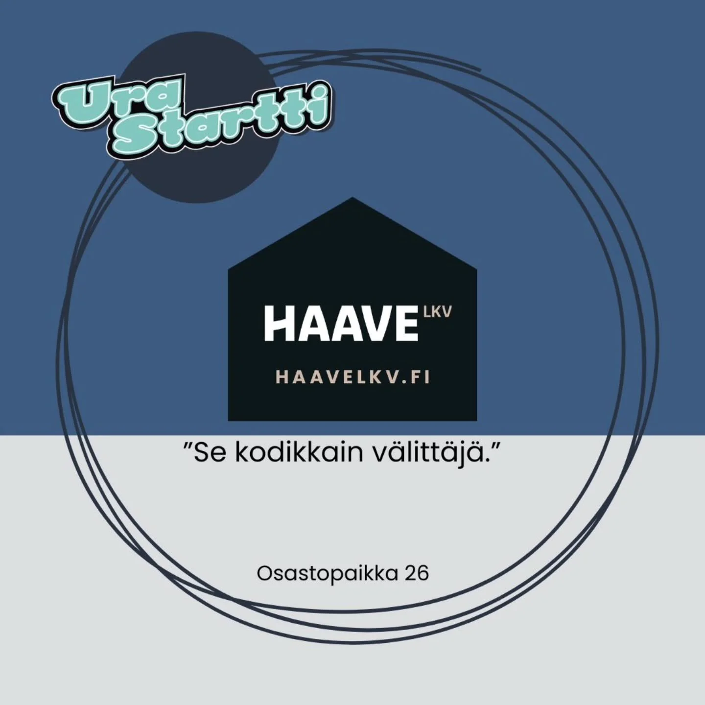 Mukana messuilla Haave LKV;

&rdquo;Se kodikkain v&auml;litt&auml;j&auml;&rdquo;

Yritysesittelyteksti: Haave LKV on moderni ja ihmisl&auml;heinen kiinteist&ouml;nv&auml;litystoimisto. Teemme asuntokaupoista sujuvampia, selke&auml;mpi&auml; ja aidost