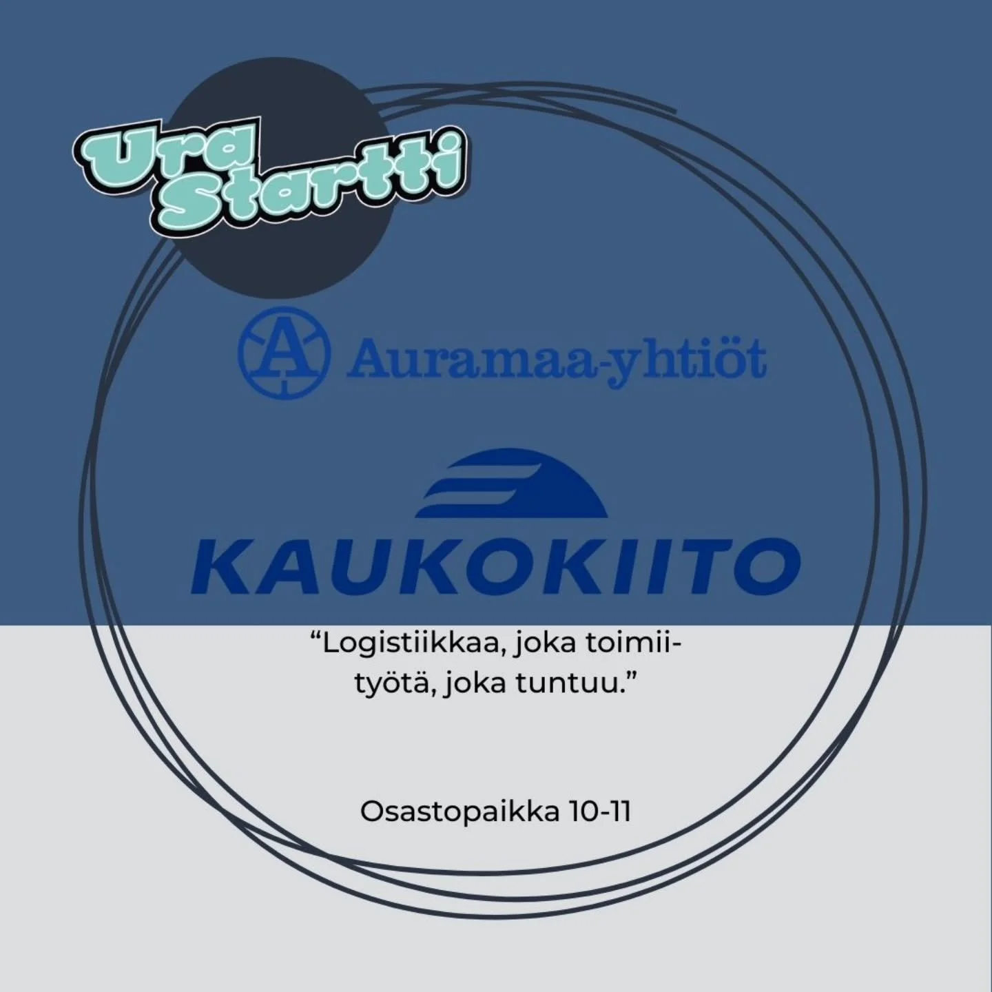 Messuilla mukana Kaukokiito;

Logistiikkaa, joka toimii &ndash;
ty&ouml;t&auml;, joka tuntuu.

Me Kaukokiidolla haluamme olla uudenlainen logistiikkayhti&ouml;. Sellainen, joka pelaa yhten&auml; joukkueena, huolehtii aidosti ihmisist&auml;&auml;n ja 