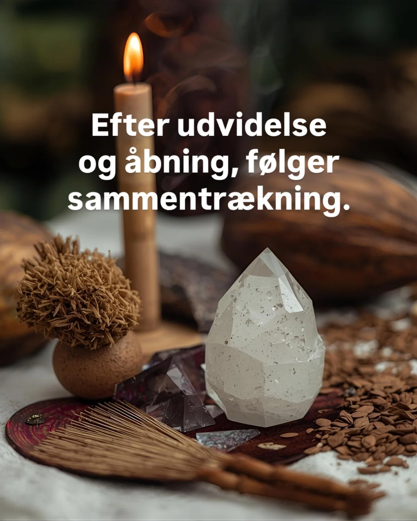 Efter en stor transpersonlig bevidsthedsudvidelse - som ogs&aring; kunne kaldes for en spirituel &aring;bning - vil der typisk ske en sammentr&aelig;kning i energien (ingen udvidelse uden sammentr&aelig;kning = the movement of life🪼). 

Det kan ofte