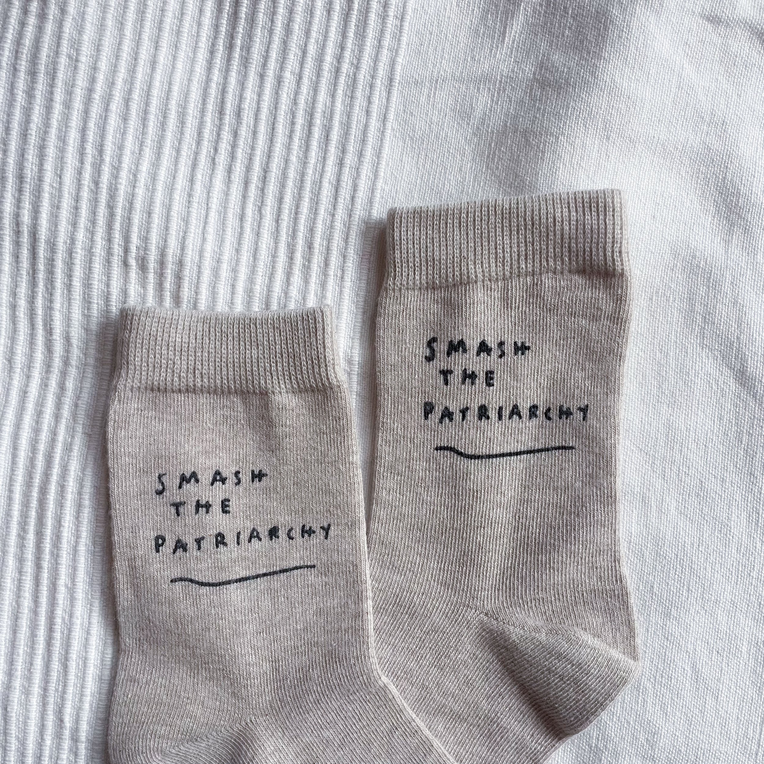 Socks "Smash the Patriarchy"  (35-38)